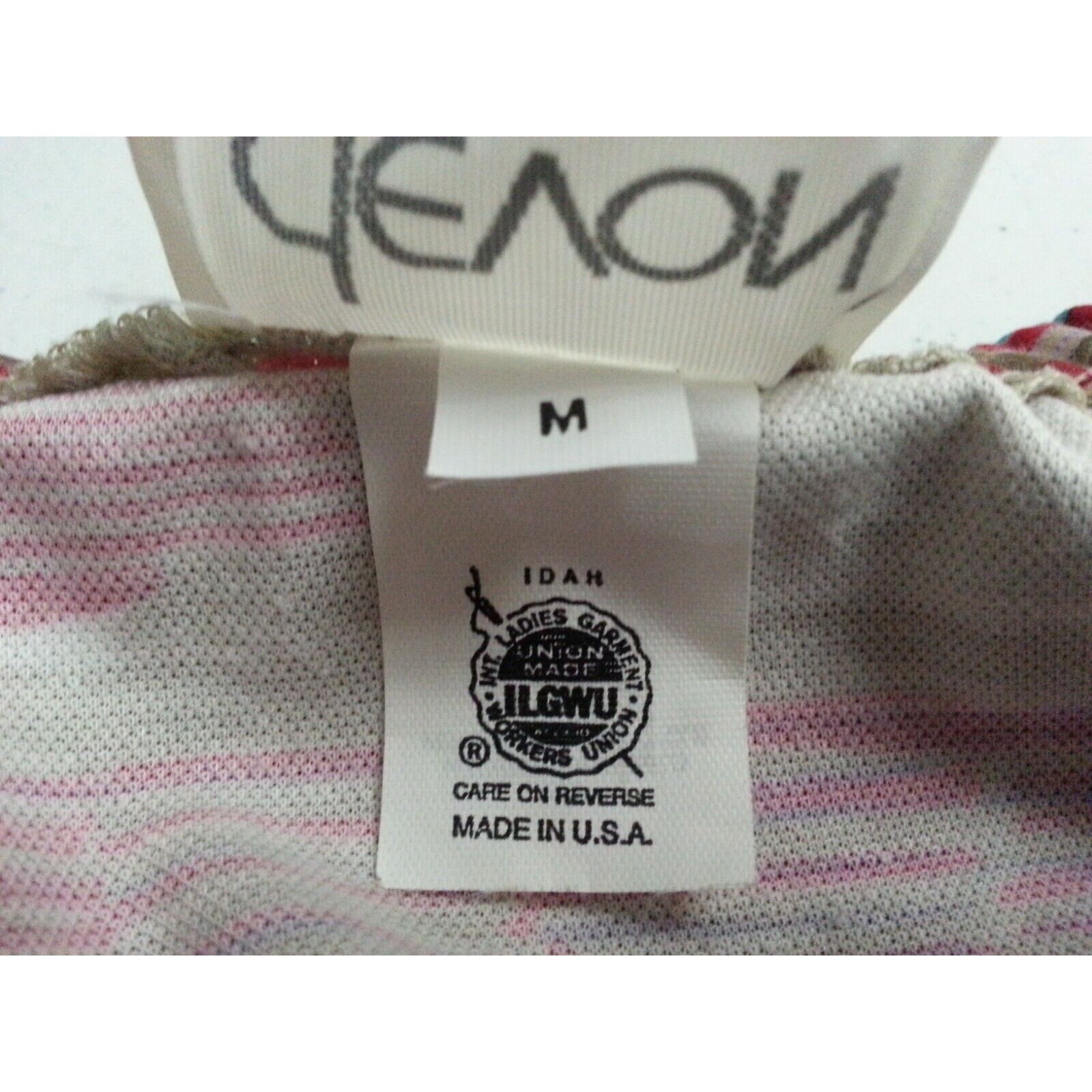 Devon Retro 1980s Vintage Print Skirt Dress Womens Size Medium M
