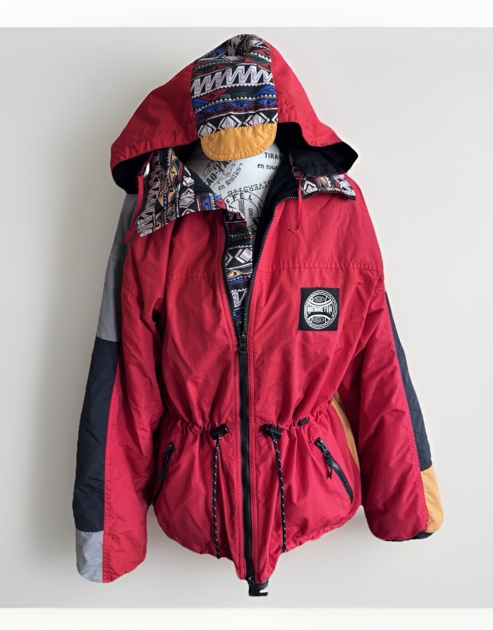 Vintage 80s 90s OBERMEYER Color Block Puffer Outdoor Ski Jacket Juniors/ Women’s