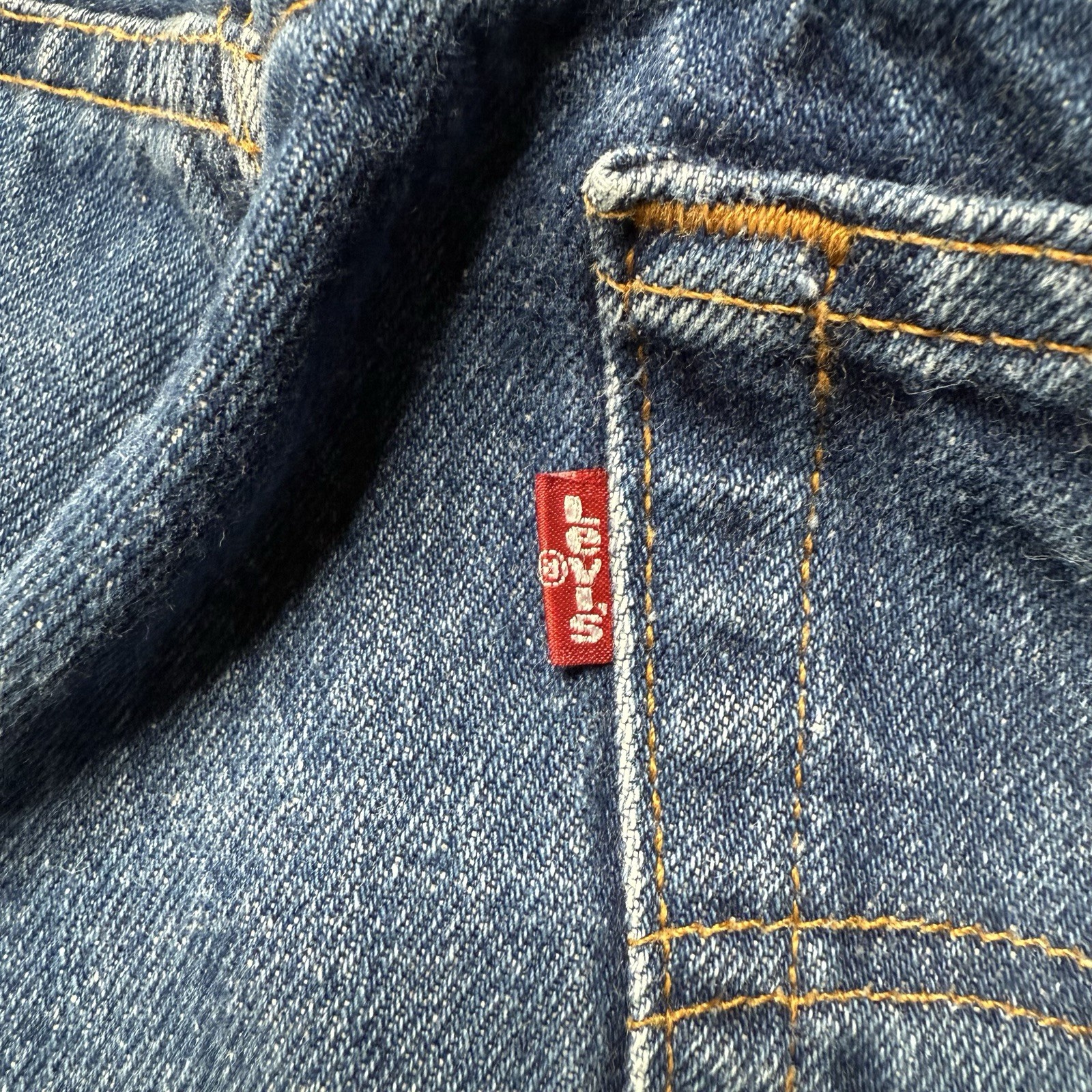Vintage 90s Levis 501 Button Fly Jeans 28 x 27 Straight Made In USA