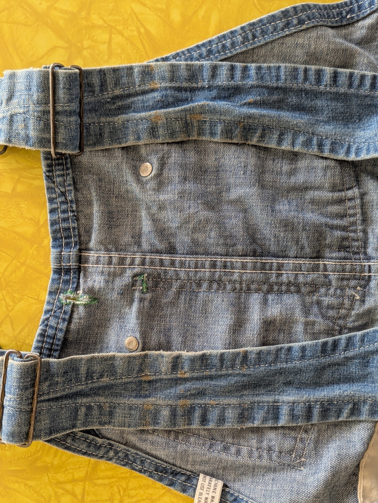Vintage 70’s Oshkosh B’Gosh Vestback Union Made Sanforized Overalls Size S