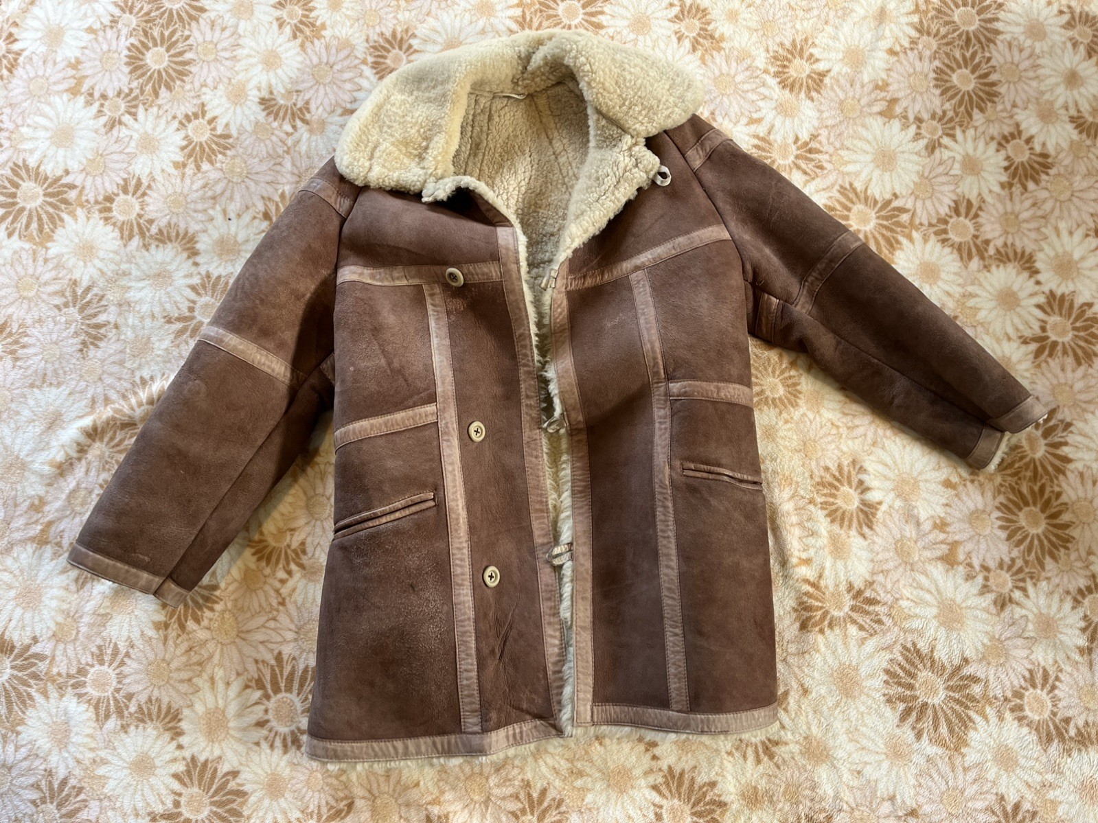 Vintage 1960’s/1970’s Sheepskin Wool Coat