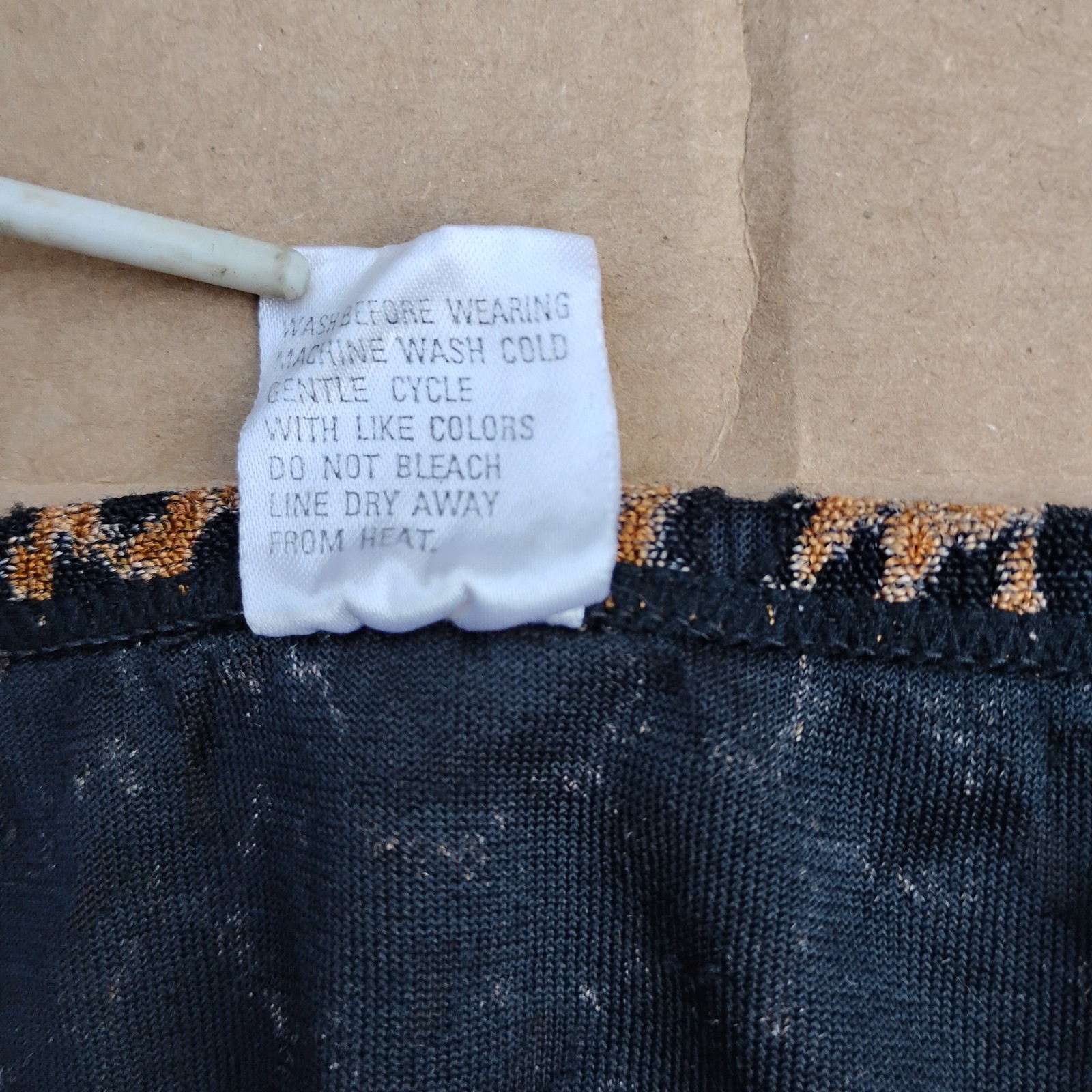 Vtg Sz-S Leopard Animal Print Thong Panties Hong Kong