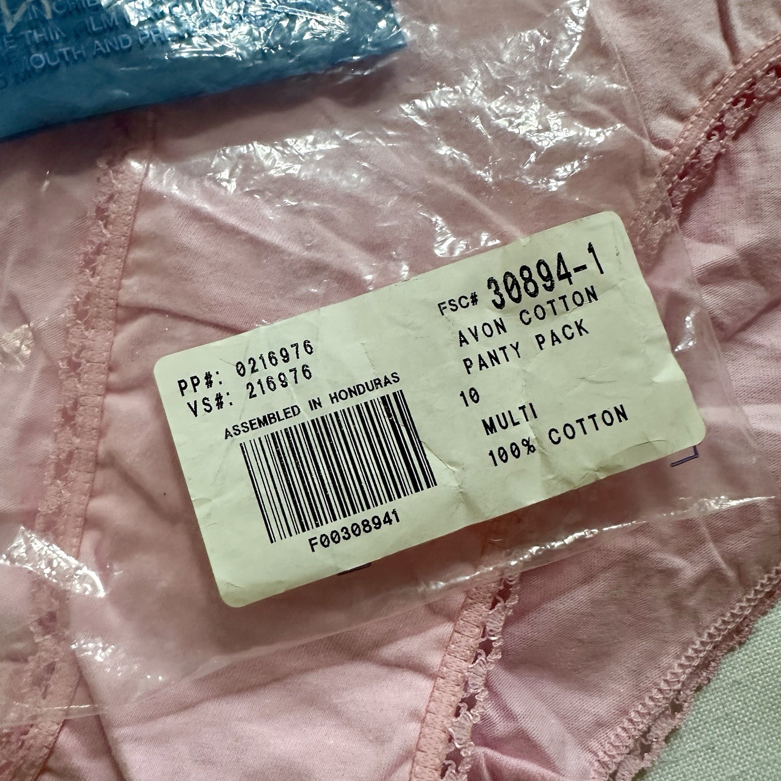 Vtg 1997 AVON Intimates 3-pack Granny Panties Briefs NOS Size 10 Picot Trim Y2K