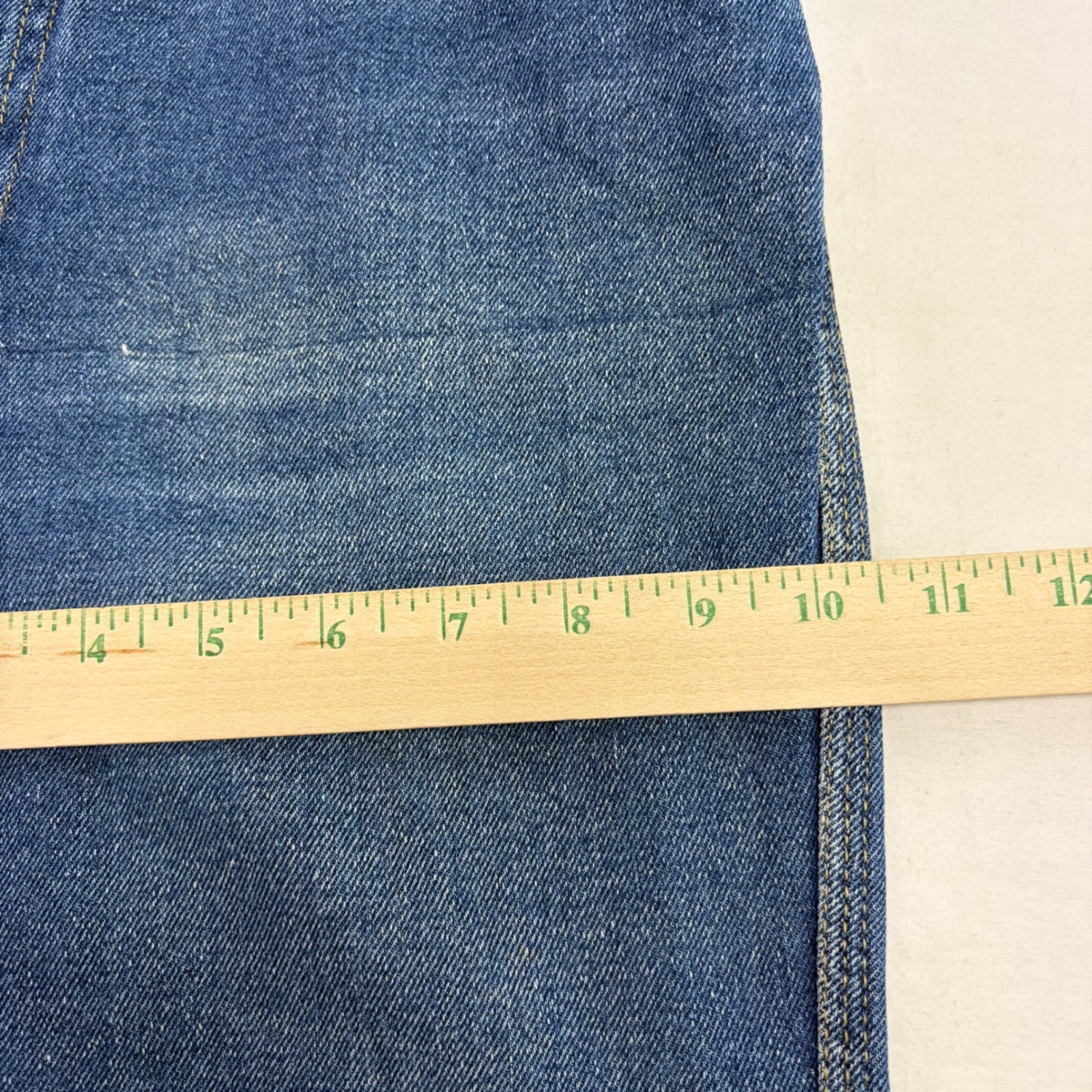 VTG 70s Nest Ce Pas High Waisted Flare Jeans Western Disco Denim 28×32 11/12