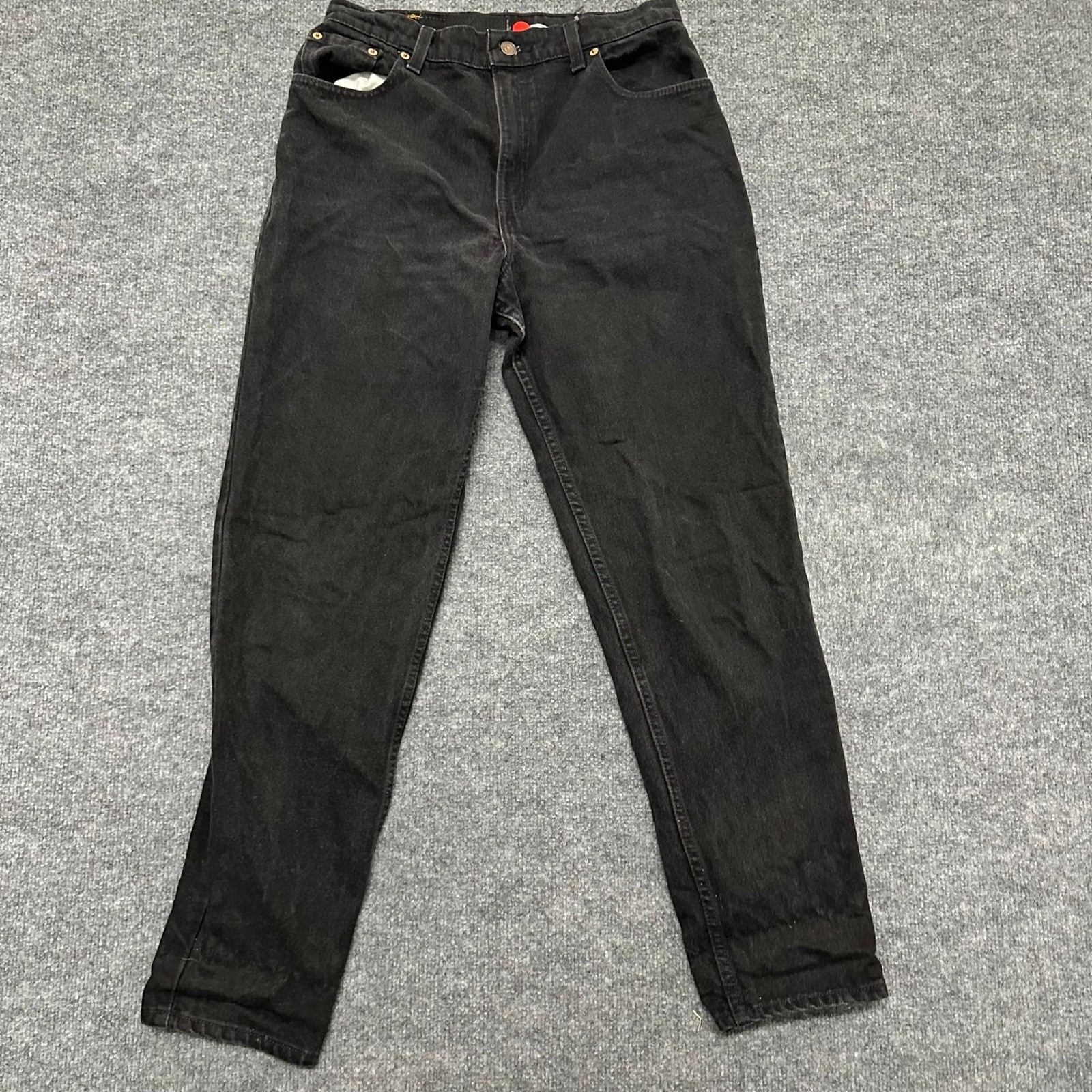 Levi’s Jeans Womens Size 12 MED Black 551 Relaxed Fit Tapered Leg Made in USA
