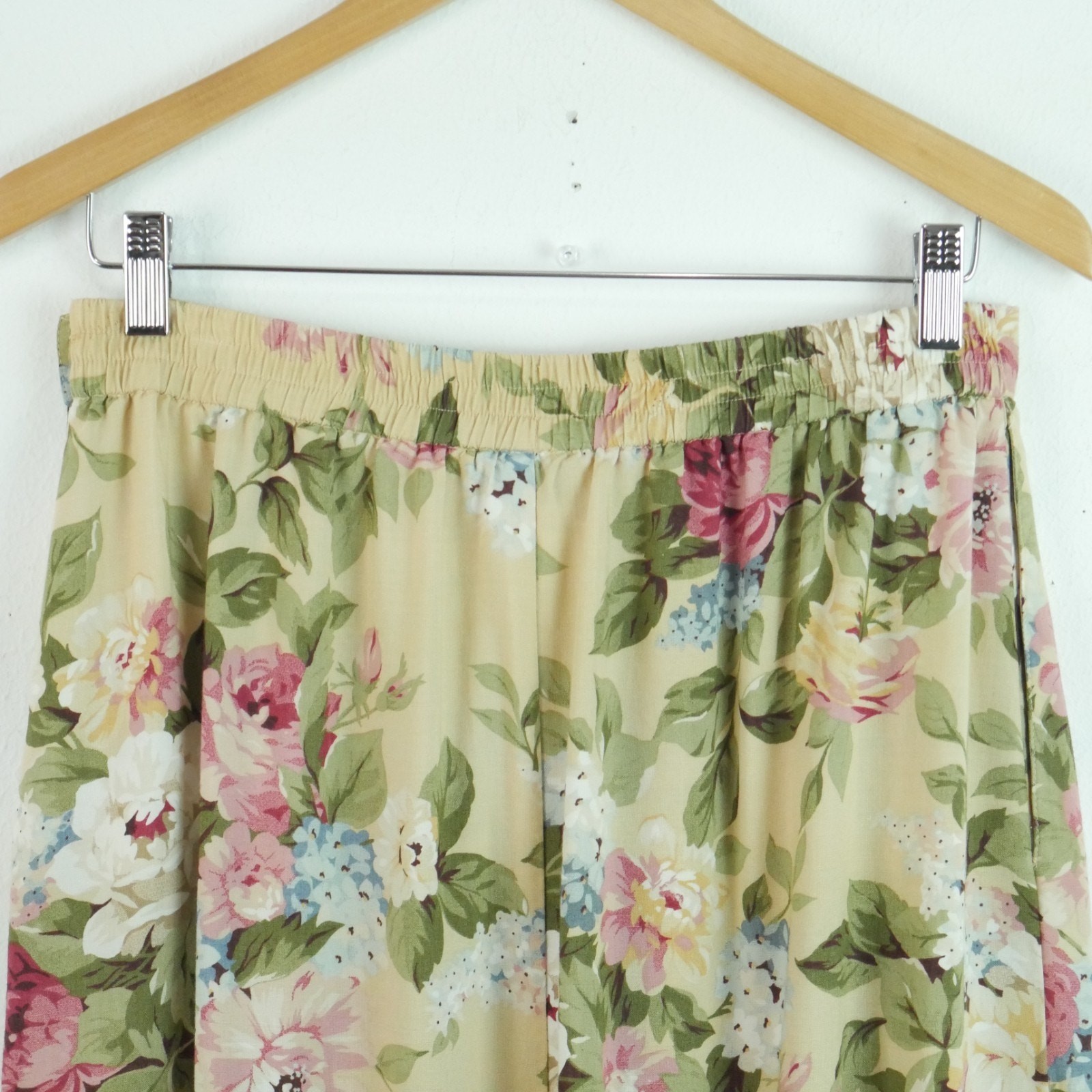Vintage 14 Midi Skirt 90s Soft Floral Romantic Cottagecore Dainty Grunge Boho