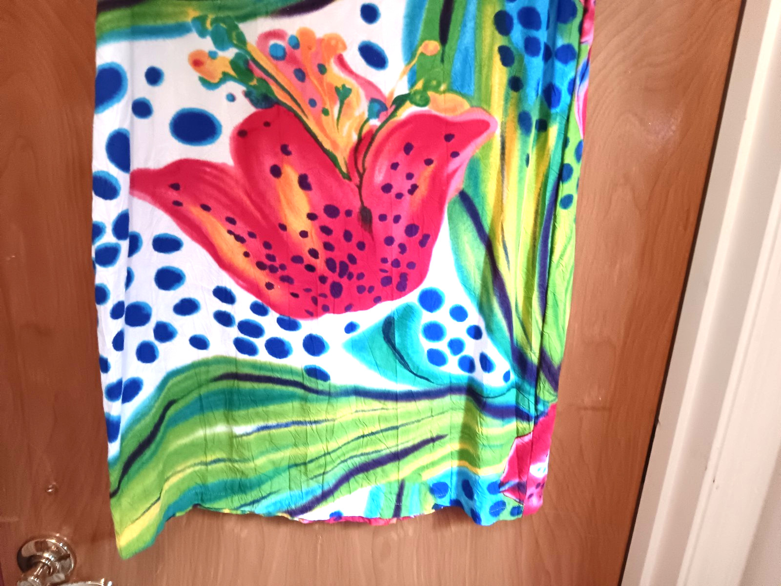 Jams World VTG Sleeveless Dress Glorioso Hawaiian Tropical Beach Cruise XL W304