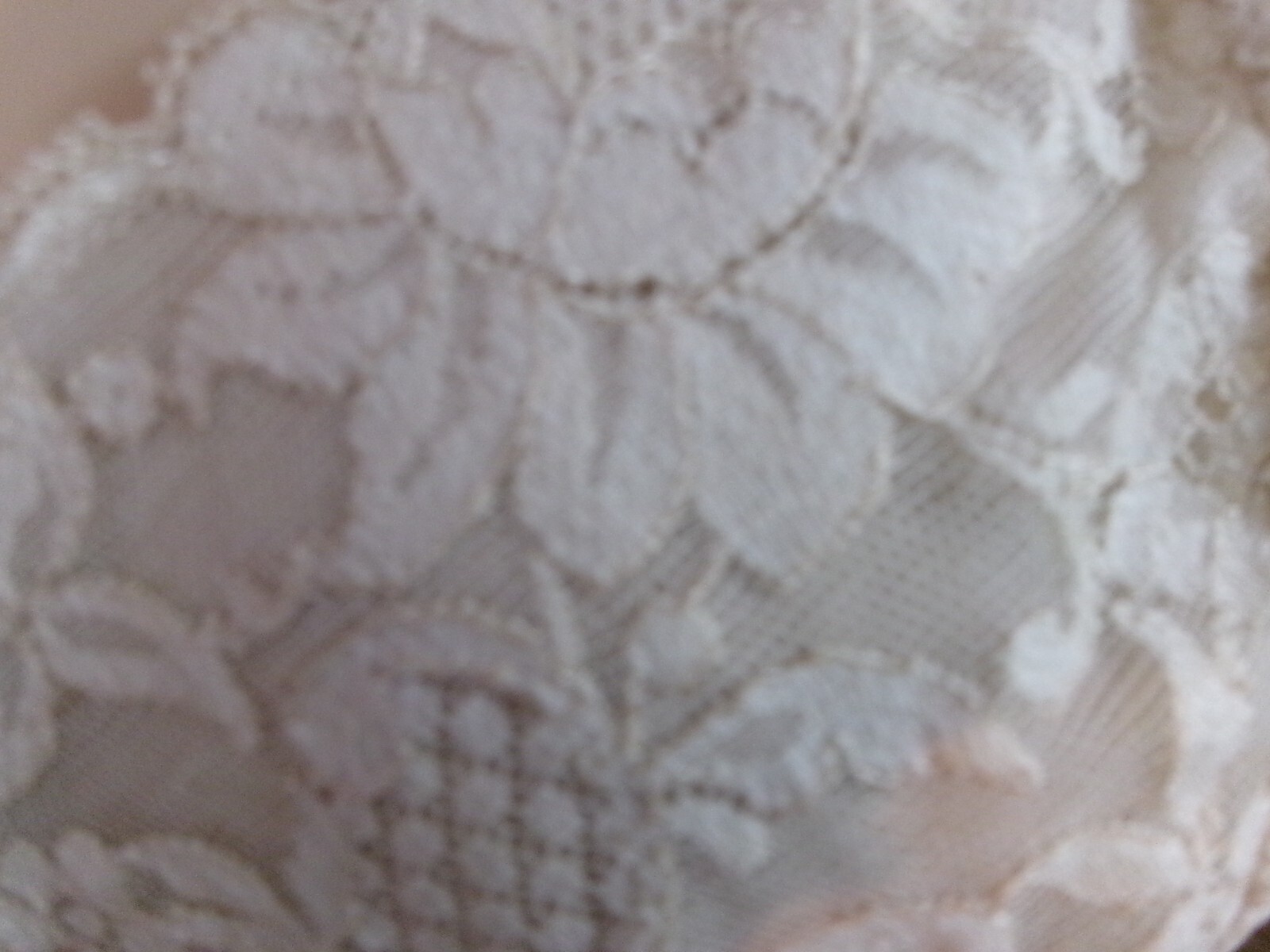 Reduced VTG VANITY FAIR CHIFFON NYLON SLIP DRESS BEIGH OPULENT CHANTILLY LACE 34