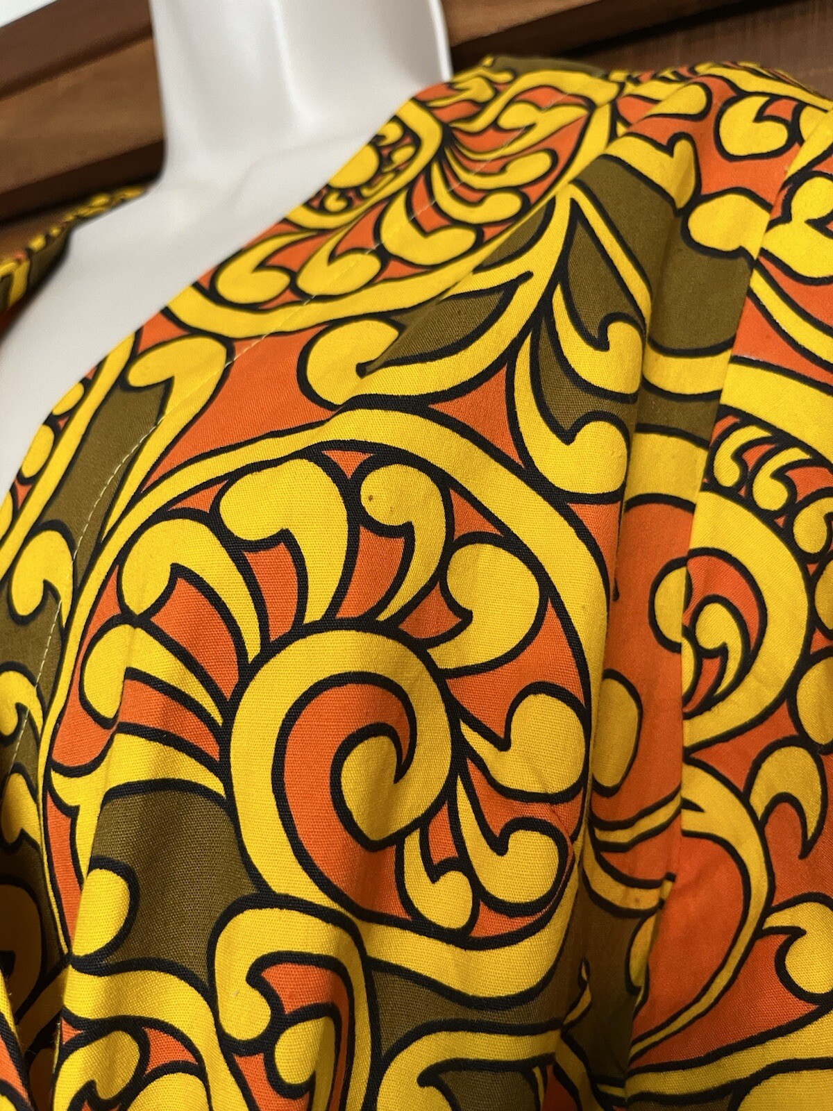 Vintage Design House Retro Cotton Wrap Top Cover Up