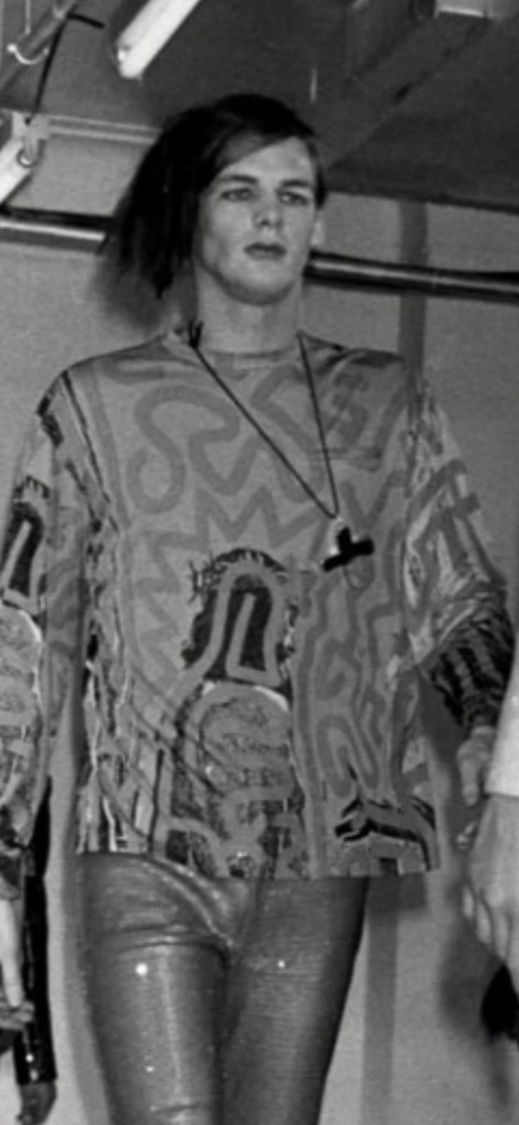 *ICONIC * STEPHEN SPROUSE* KEITH HARING* COLLABORATION GRAFFITTI SHIRT * 1988 *