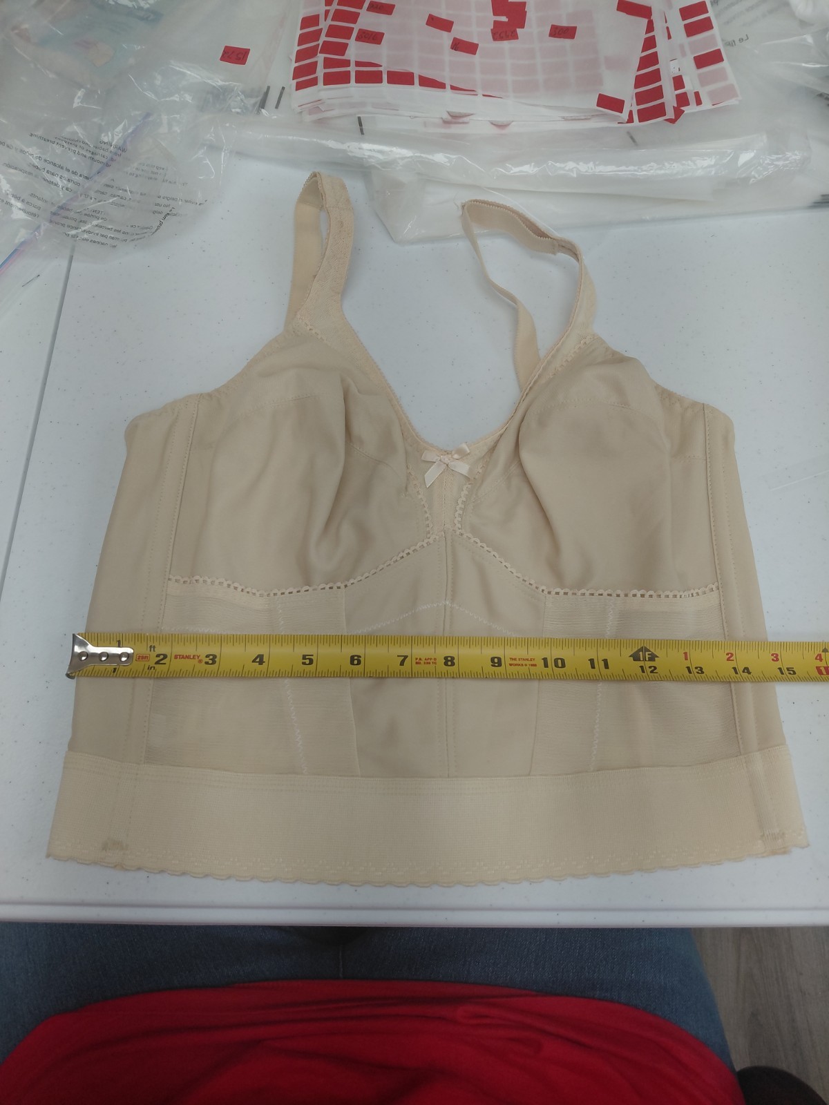 Vintage Crown-nette Longline Bra Size 40D