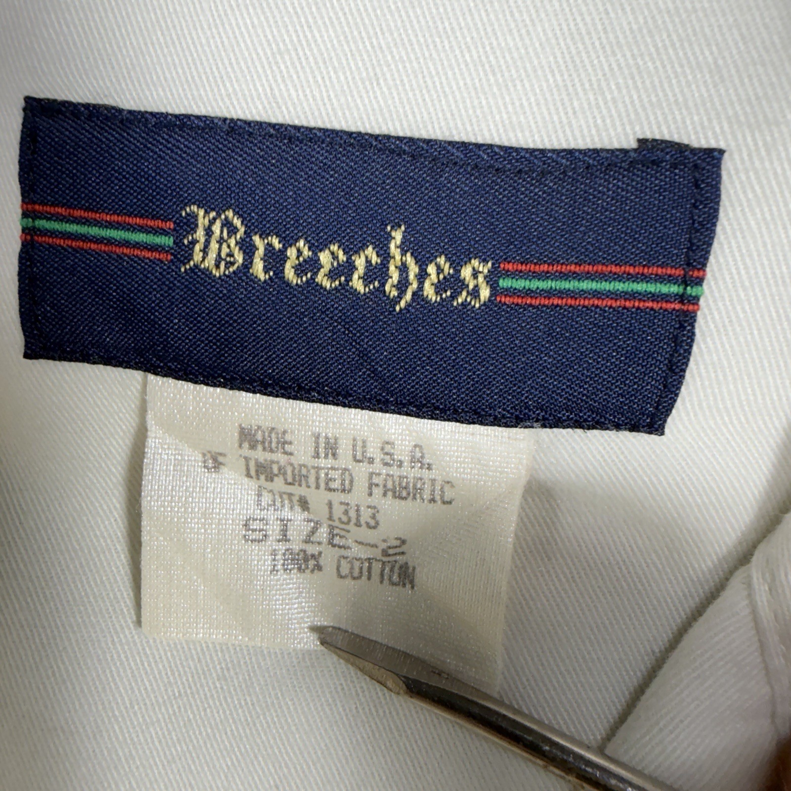 Vtg Breeches Ruffle Collar Blouse Top Womens 2 Prairie Cottagecore Romantic USA
