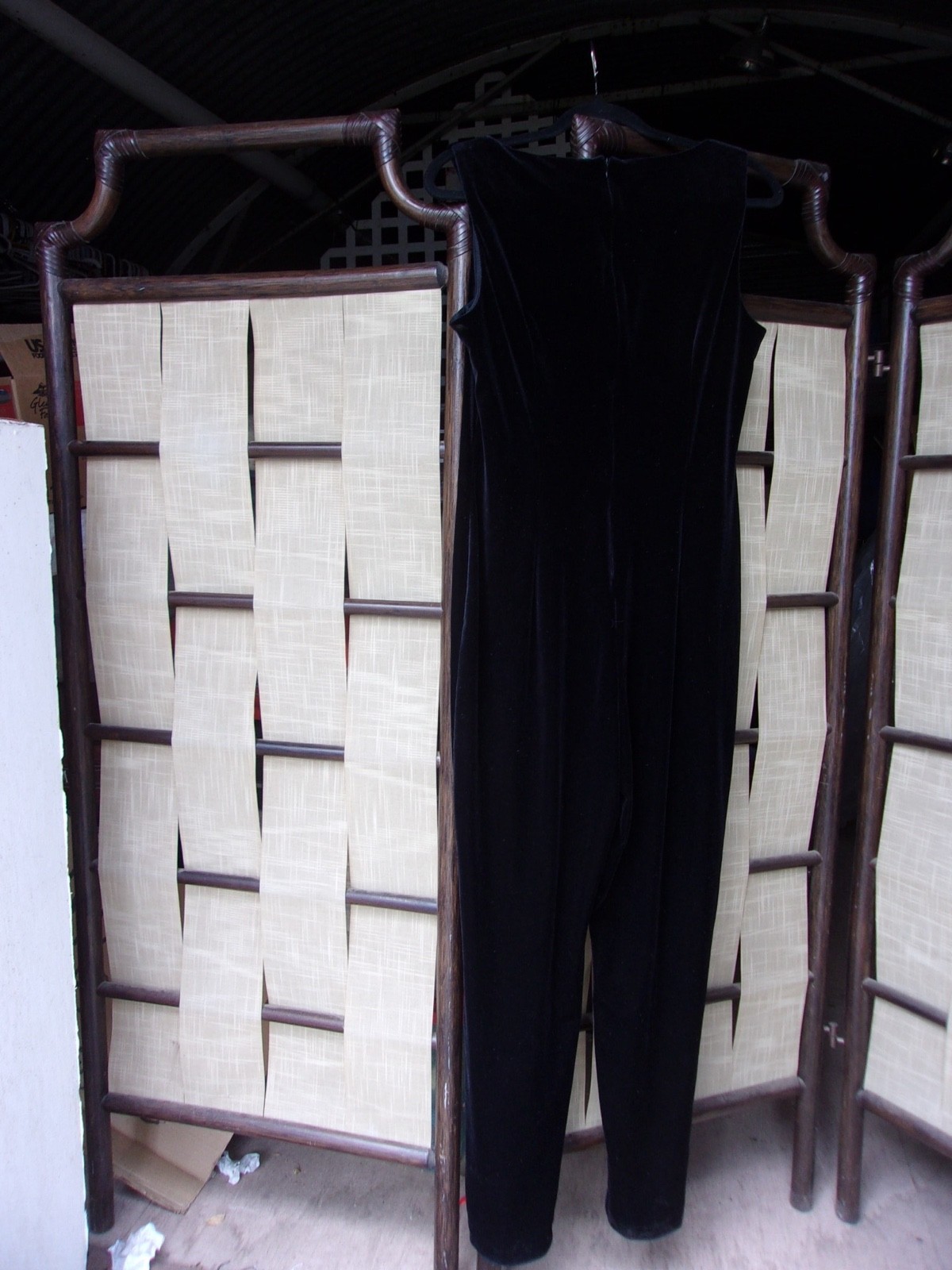 Lot Vintage Glamorous Black Dress Cocktail Mod Festive Velvet Silk McClintock