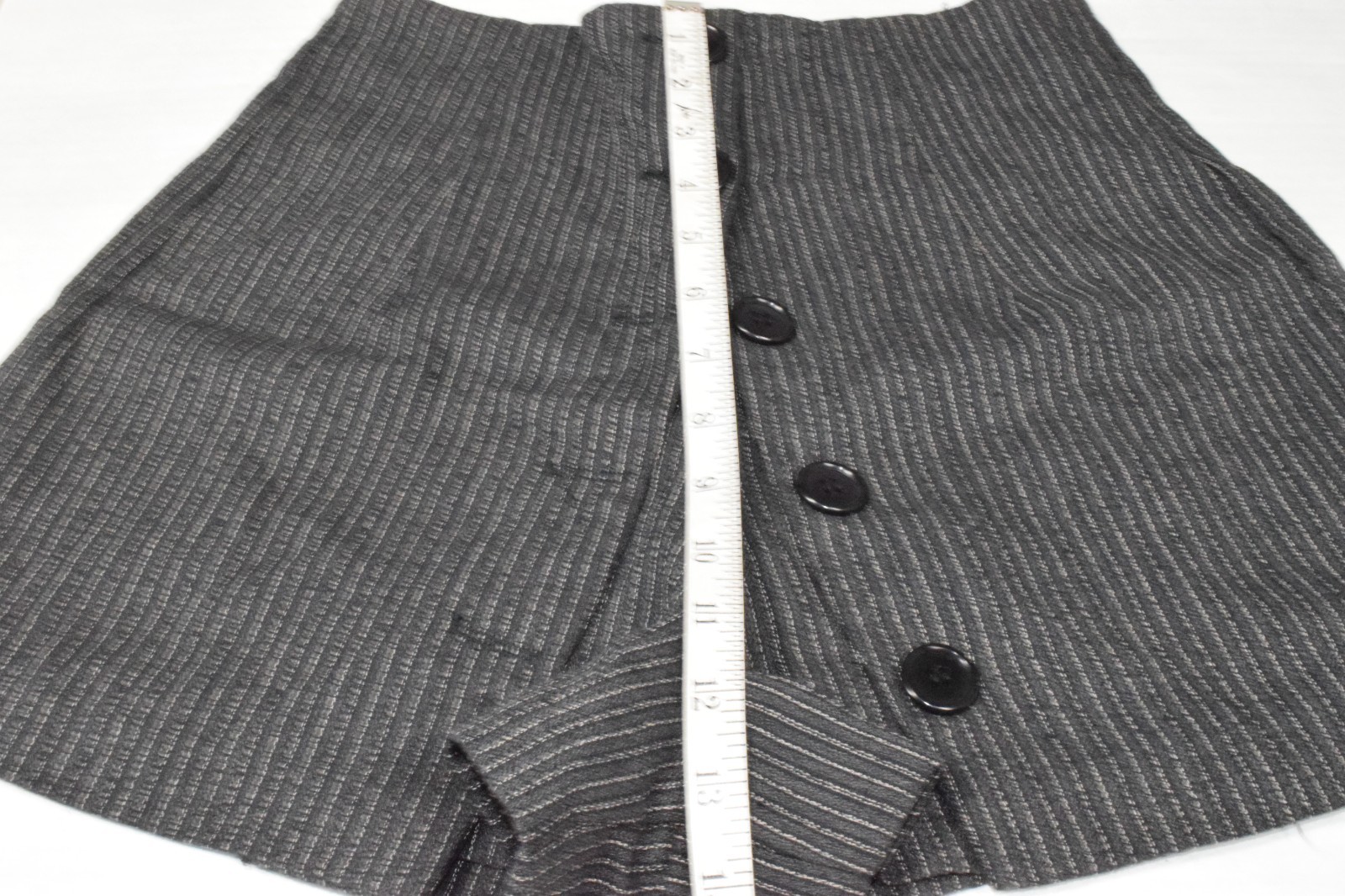 Vintage Mini Skort Shorts Clothes Circuit Size 7 90s Pin Stripe Lined Made USA