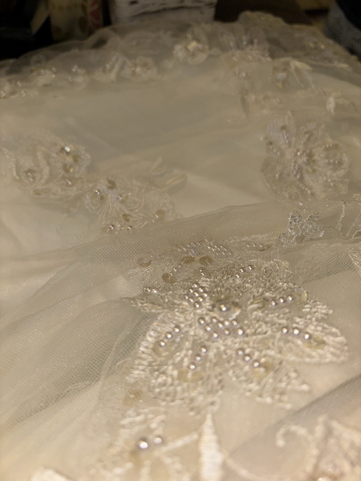 Classy And Classic, Deneki’s, Beaded Lace And Train