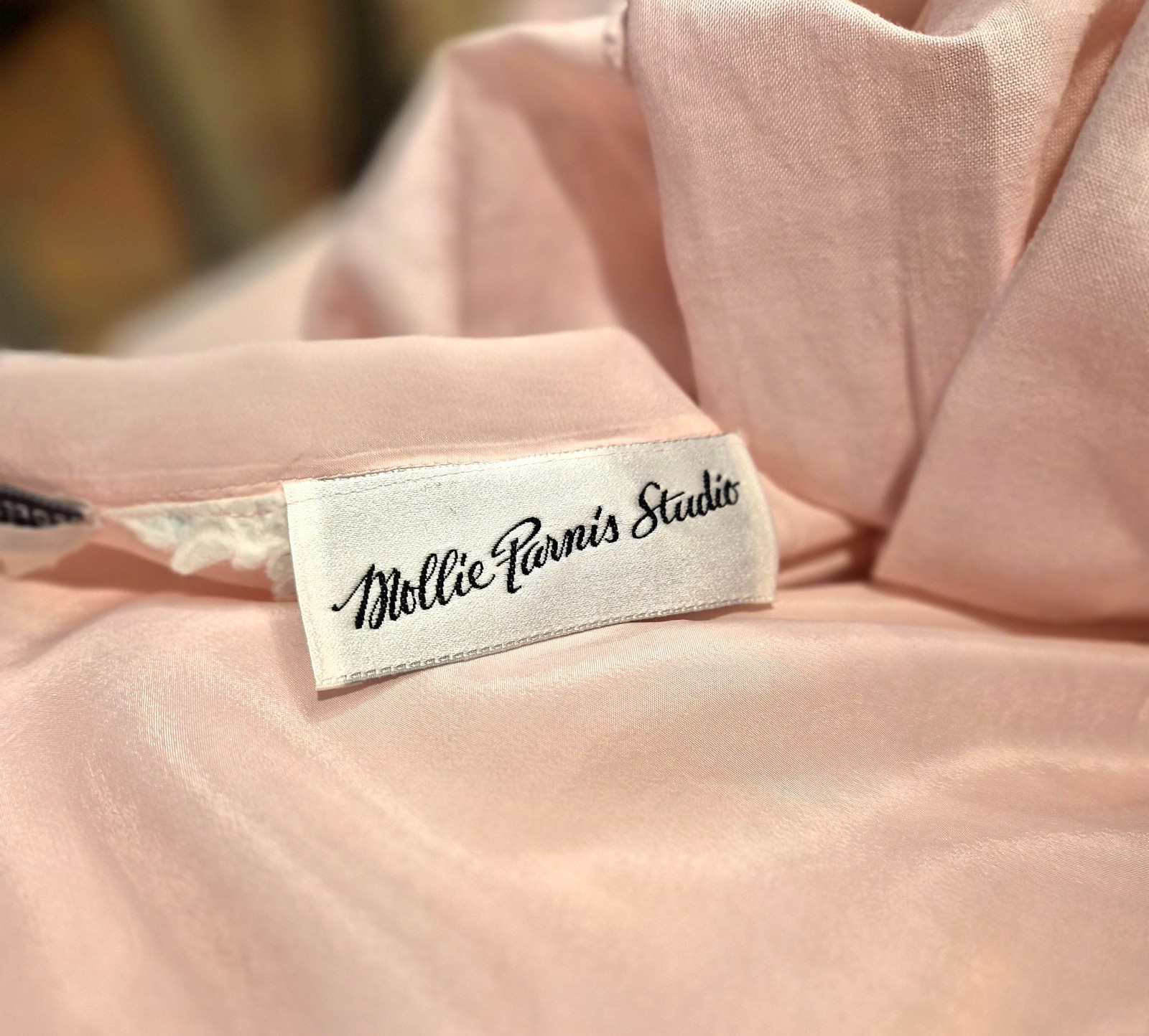 PETAL PINK Vintage 1960s MOLLIE PARNIS for SAK’S 5th AVE Casual Or PARTY Dress S