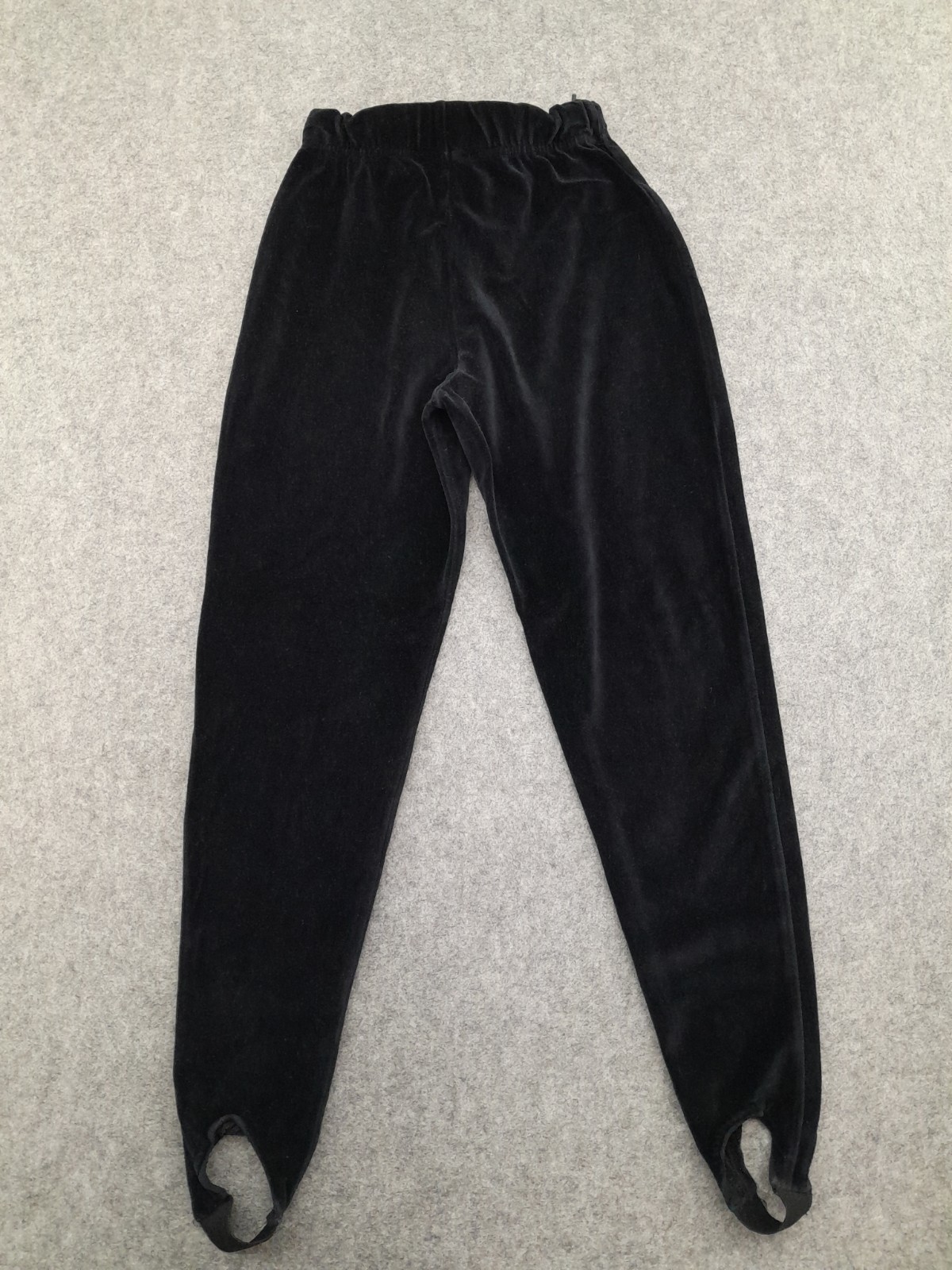 Vintage 80s 90s TapeMeasure Stirrup Pants Women’s Size XS Black Made in USA