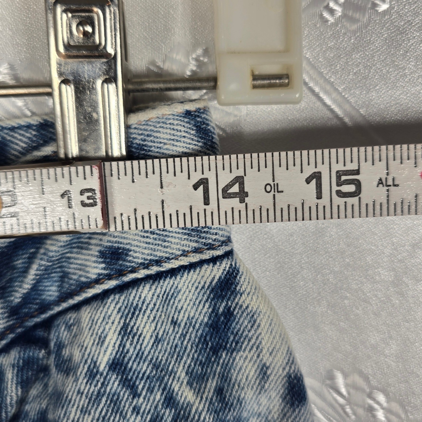 Vintage Bongo Contempo Casuals Acid Wash High Waist Tapered Jeans Womens 13 USA