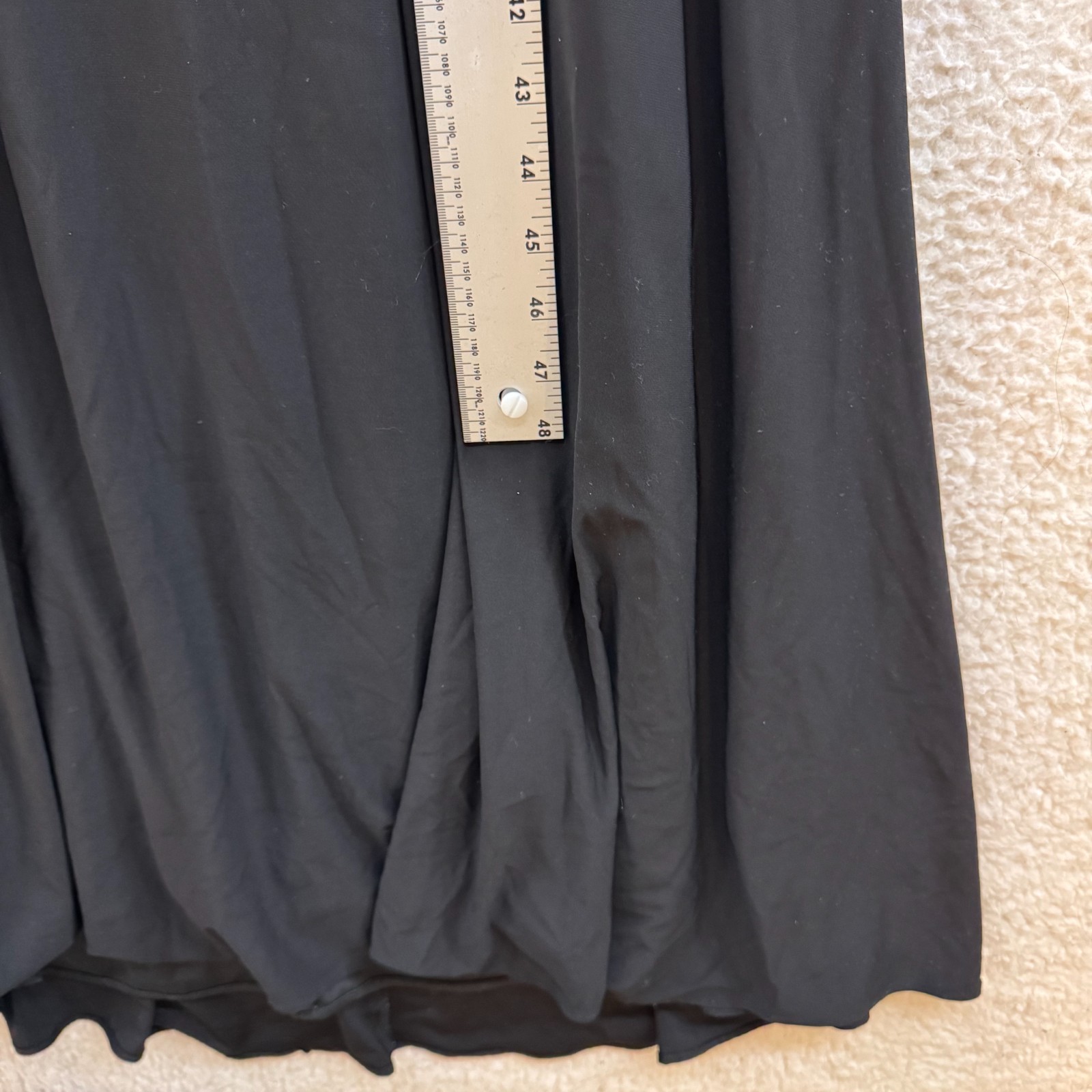 Y2K Vintage Prom Dress 10 Large Black Rhinestone Backless Maxi Formal Cocktail