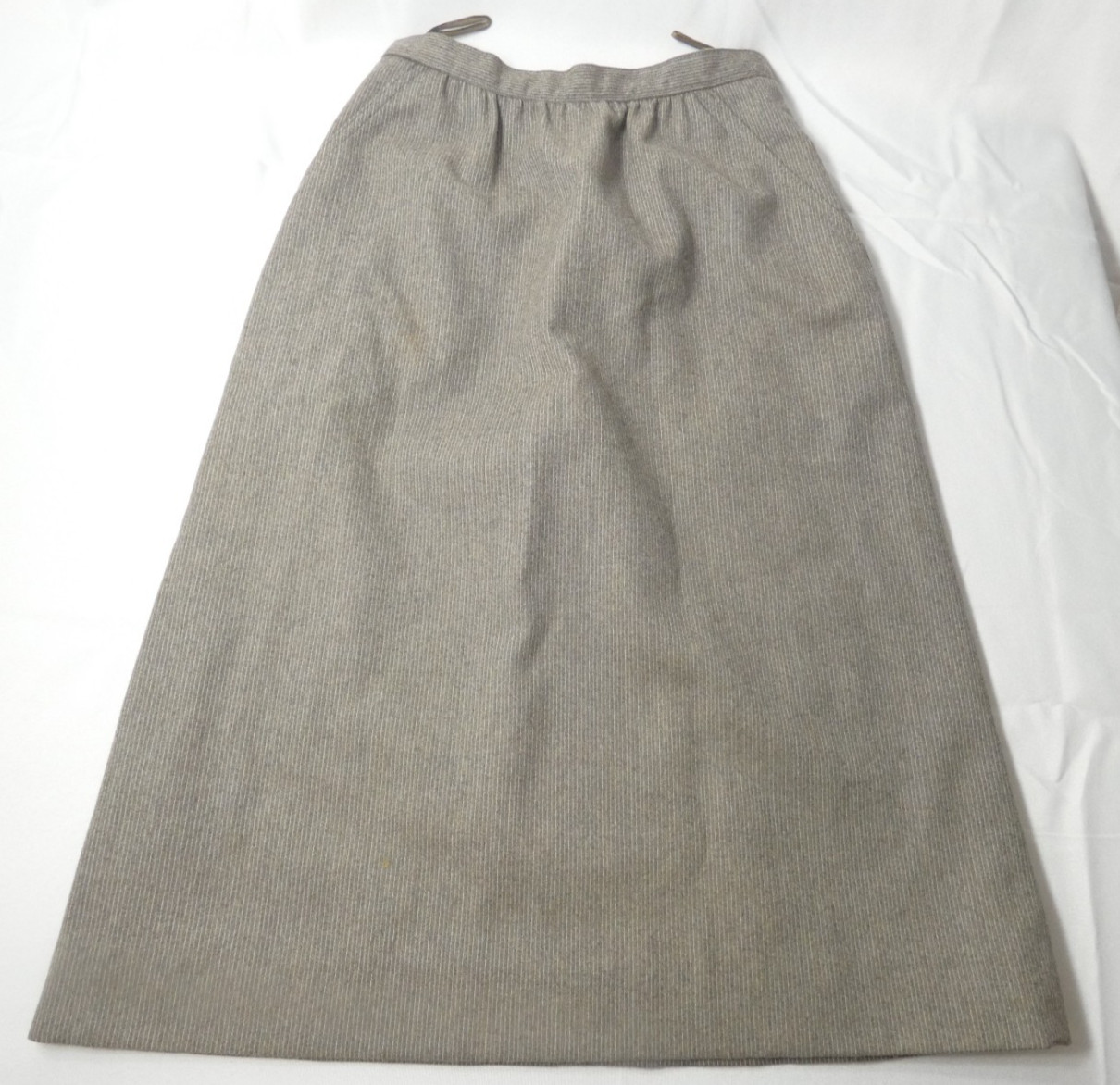 Vintage Peabody House Gray Brown 2 Piece Skirt Suit Set Jacket Size 5/6