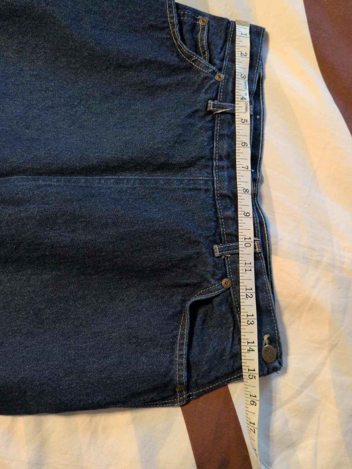 Vintage Chic Jeans Flat Front Women’s High Rise Size 6 Dark Wash Tapered Leg USA