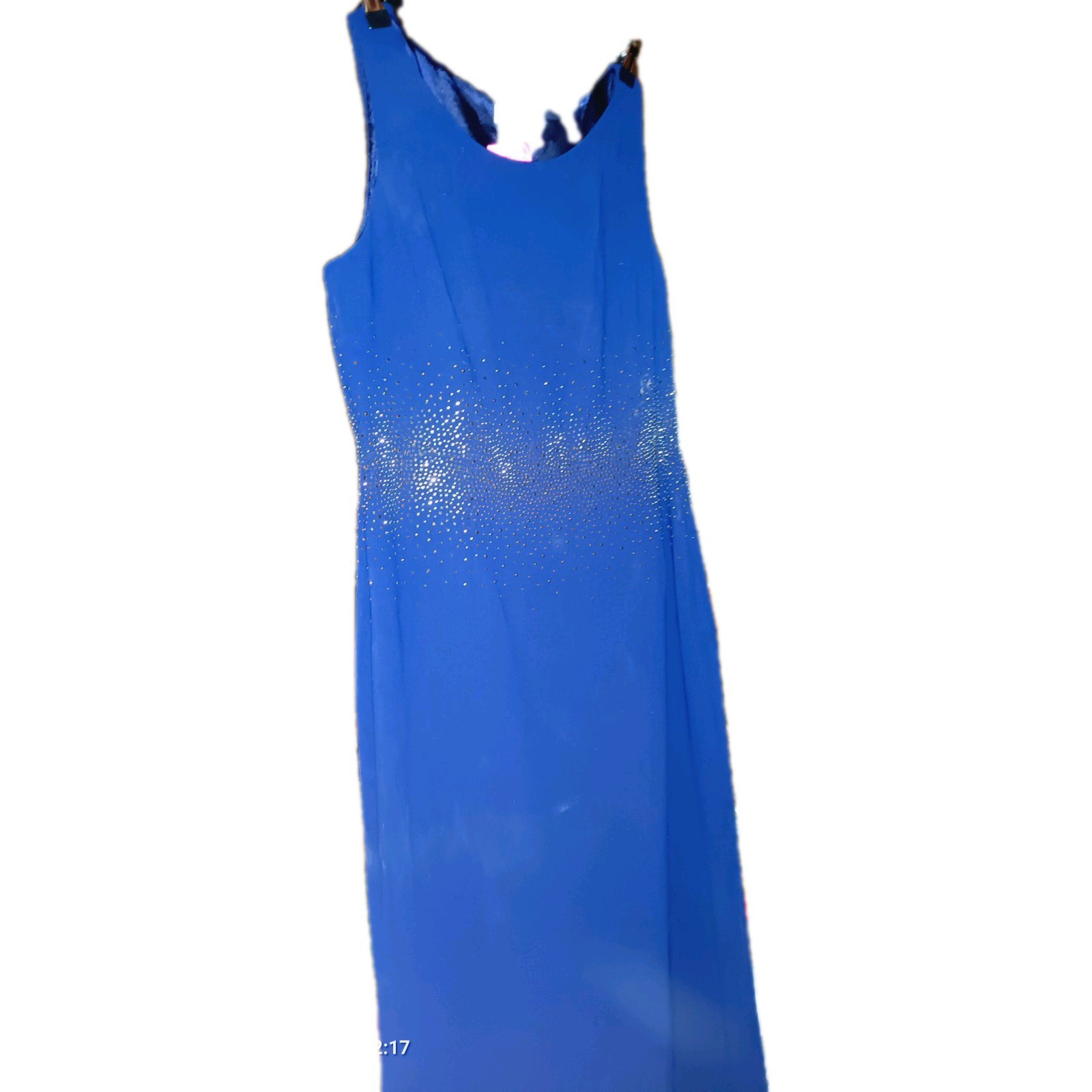 Calvin Klein Women’s Blue Tulip-Sleeve Dress Size 10, Semi-Formal, Evening Party