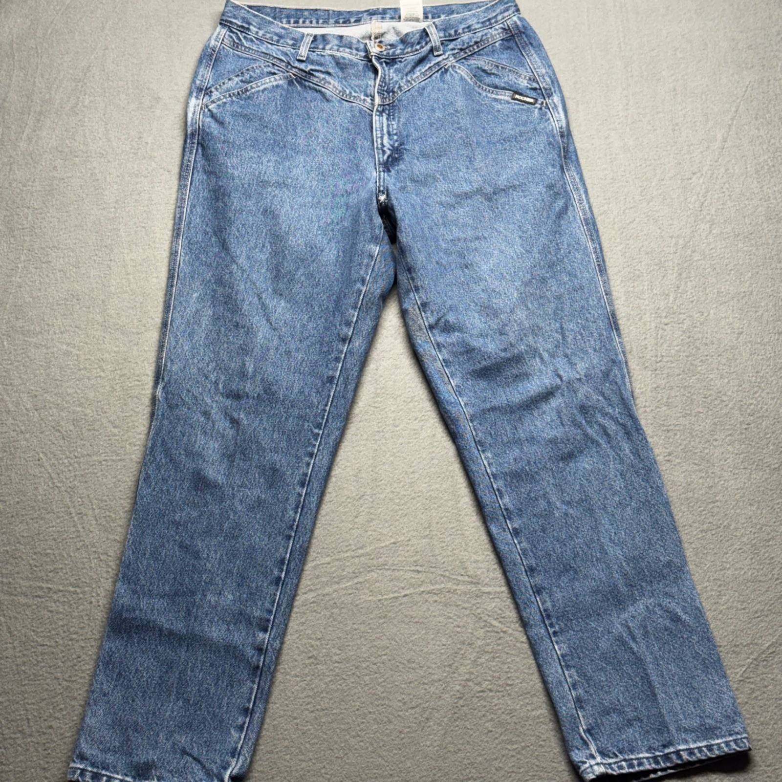 Rocky Mountain Clothing Co Vintage High Waisted Western Jeans Blue 16W Yoke