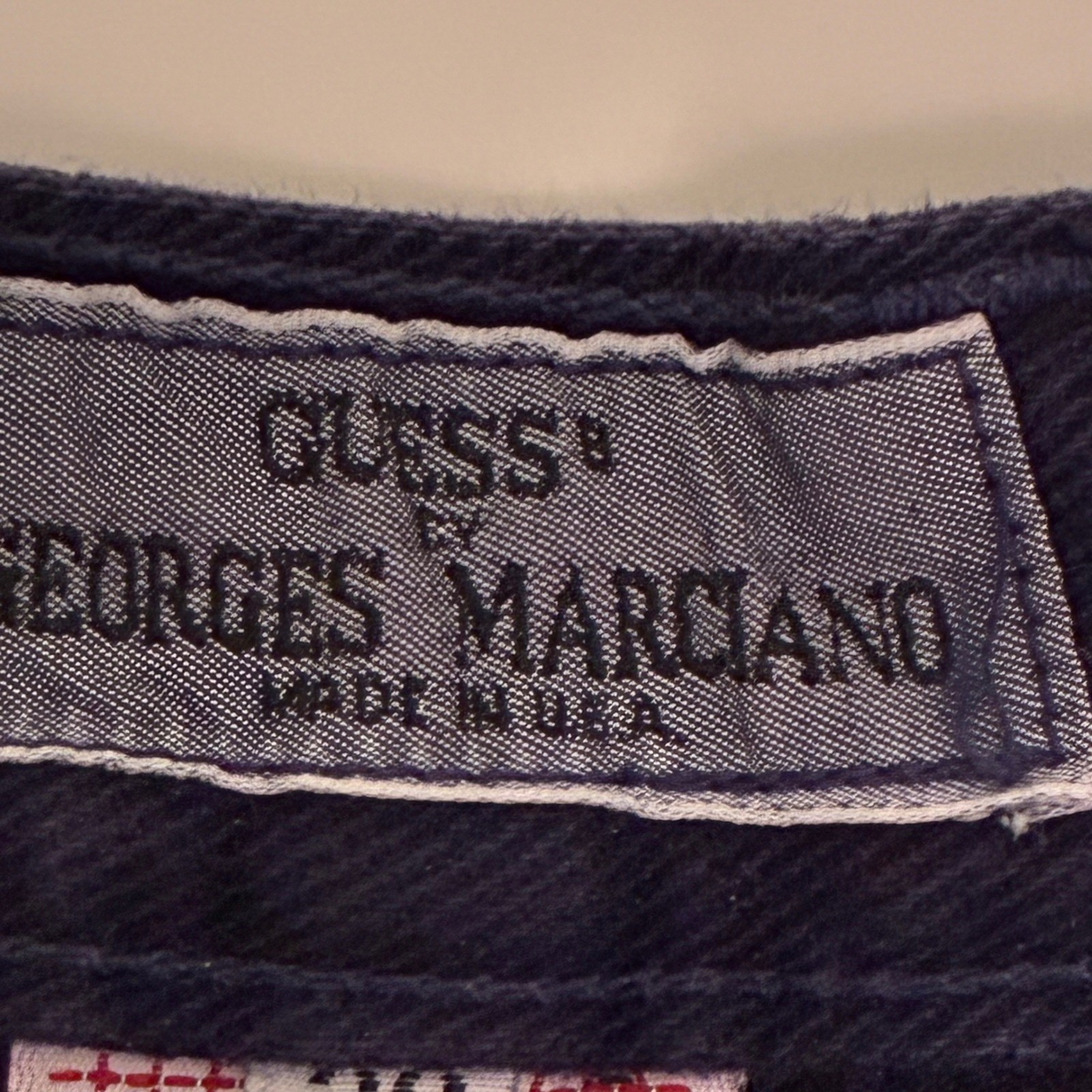 Vintage Guess Georges Marciano Size 29 High Waisted Denim Shorts Made in USA