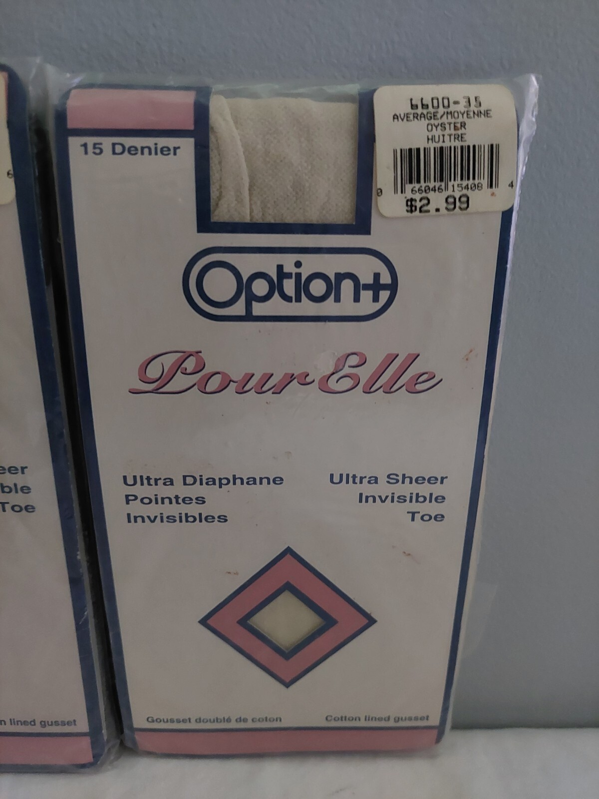Vintage Pantyhose Option 2 Pairs Nightshade and Oyster size Average BMIX20