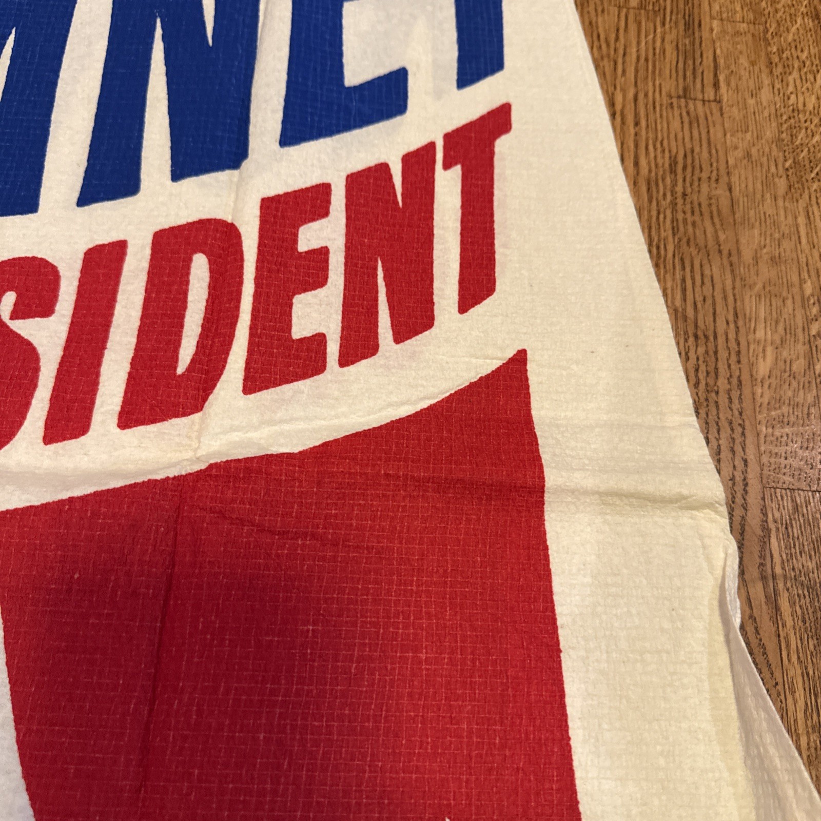 1967-68 Waste Basket Boutique Paper Dress Mars of Asheville, NC Romney President