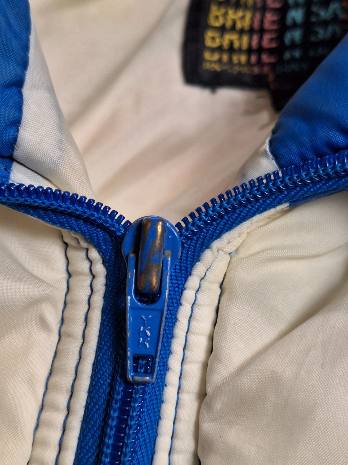 True VTG Mid-century 1970s 80s Brite N Sassy Puffer Ski Jacket Vest Snow Bunny L