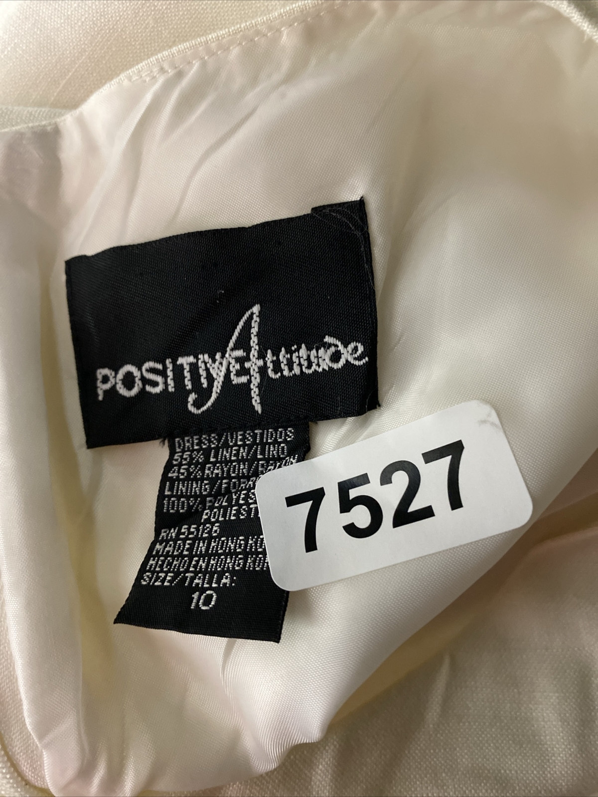 Positive Attitude Maxi Dress Womens 10 Embroidery Floral Short Sleeve Linen Blen