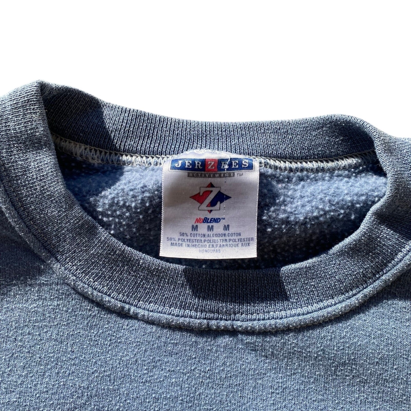 Vintage Women’s Sweatshirt Sz M Plymouth Massachusetts Blue Gray Cotton 90s y2k
