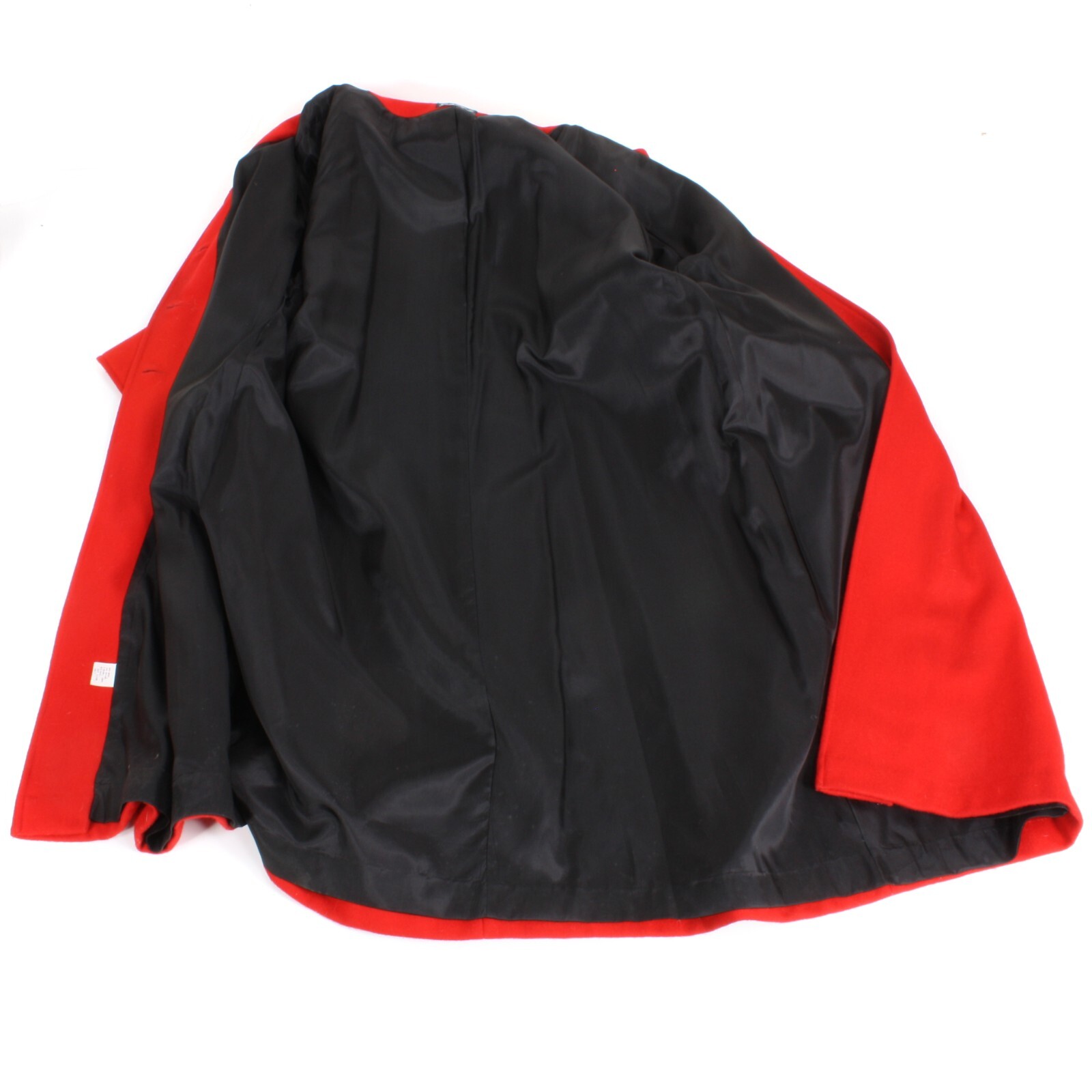 OSFM Vintage 80s Lady Suzette Red Wool Leg of Mutton Sleeve Jacket Coat 90s