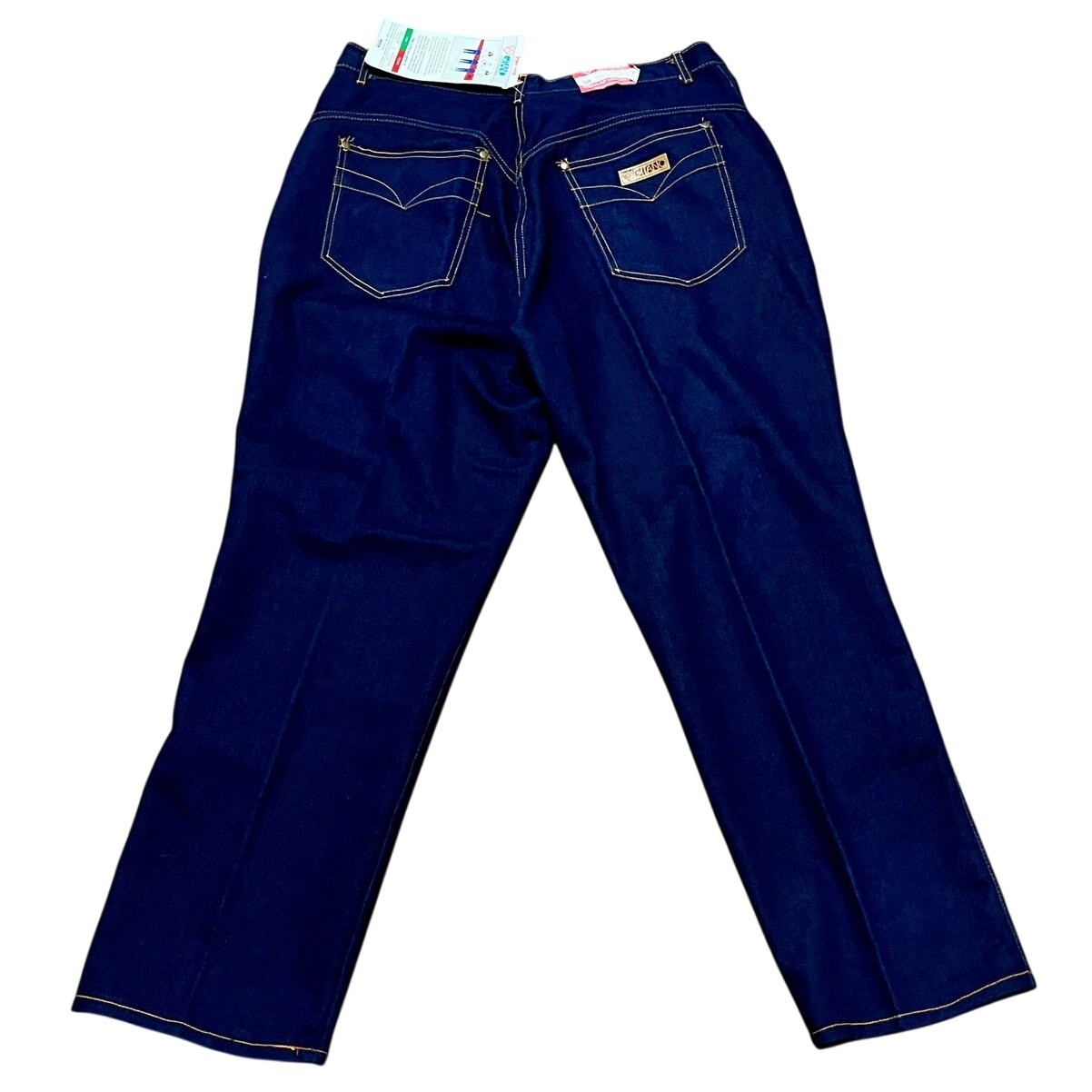 Women’s P.S. Gitano Mom Jeans Size 38 Reg High Rise Power Stretch NWT NOS Dark