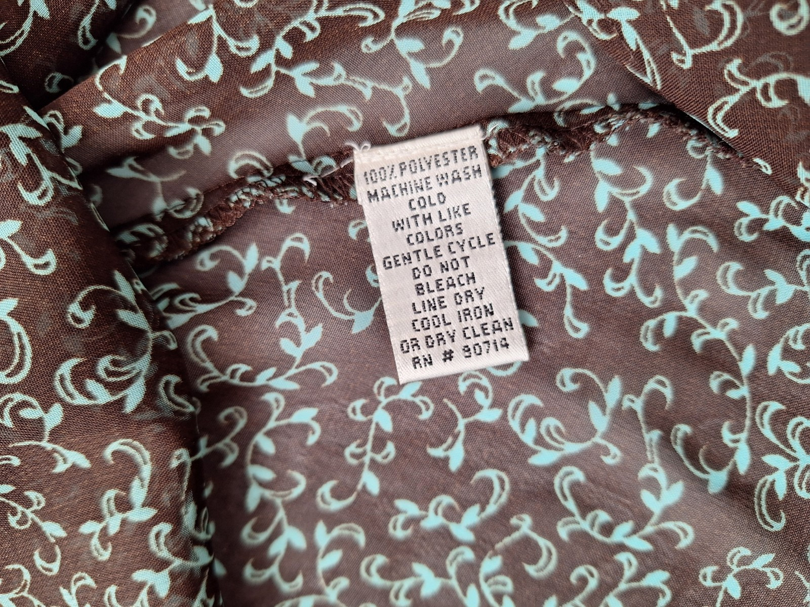 JBS LTD 90s Midi Dress Slip Belt Brown Sheer Blue Floral SS Sz 18 Fairy Grunge
