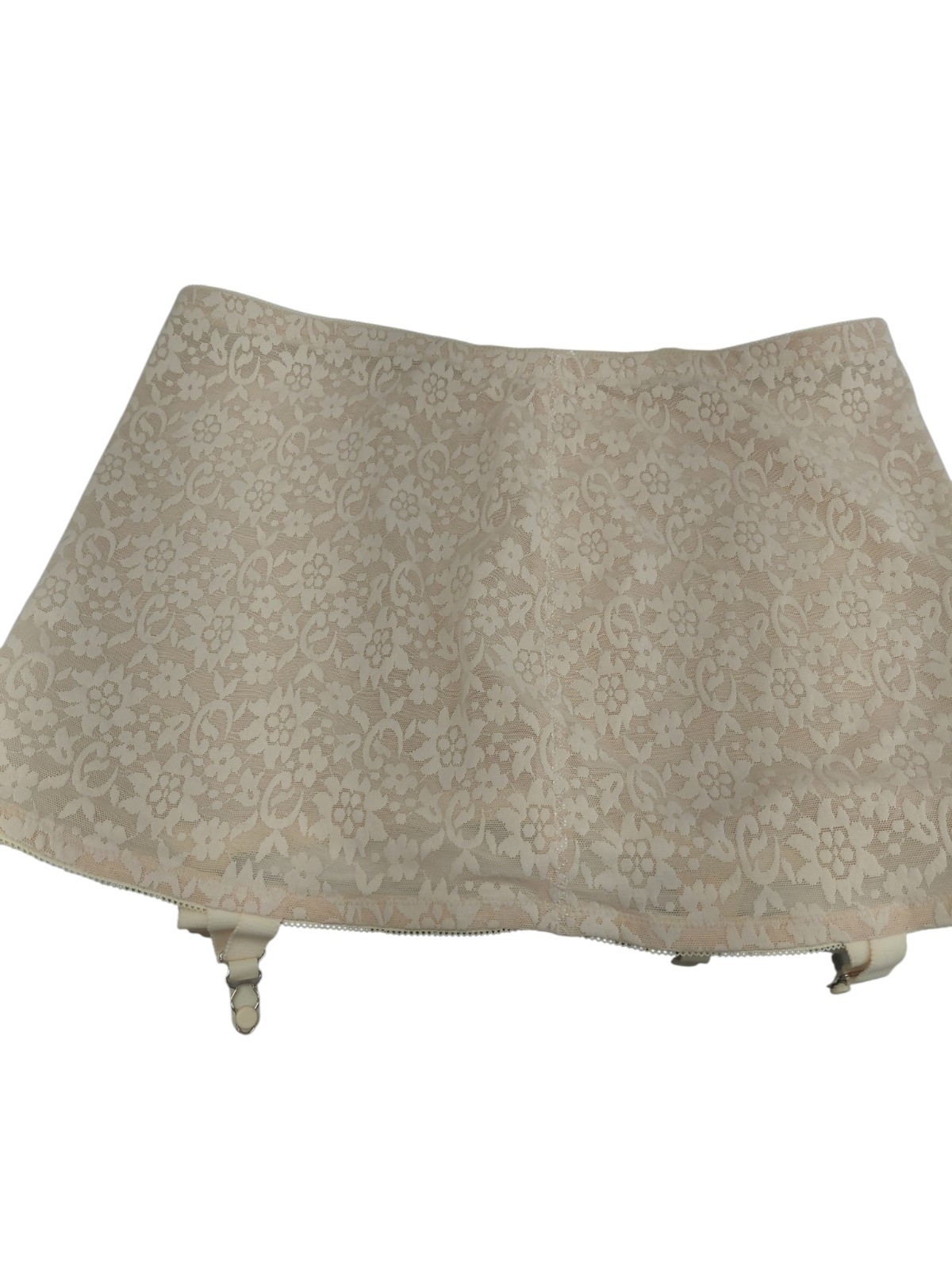 Vintage Crown-nette Open Bottom Girdle With Garter Size 8X/46