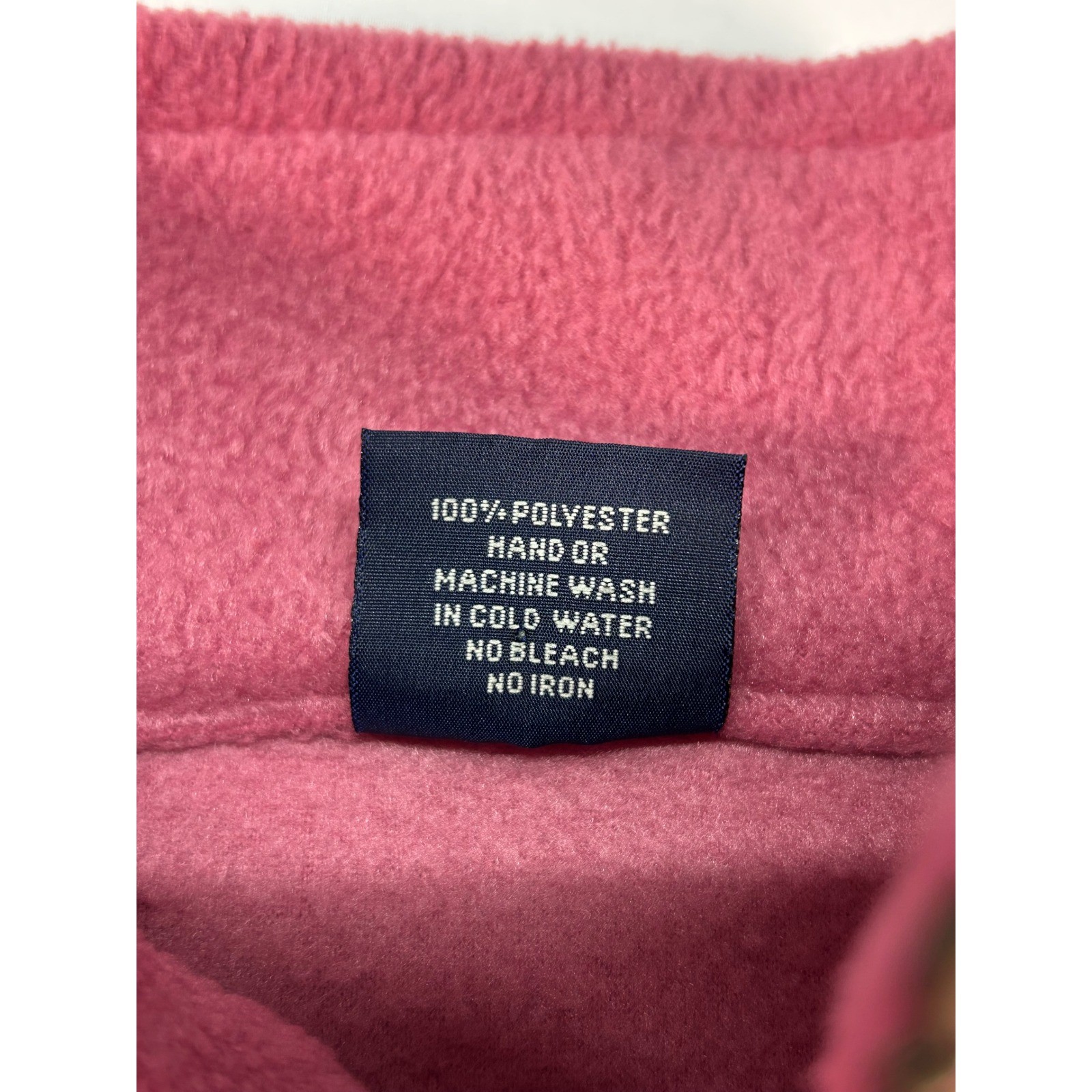 Tipsy Denali Park Alaska Fleece Jacket Womens Medium Pink Full Zip Pinecone
