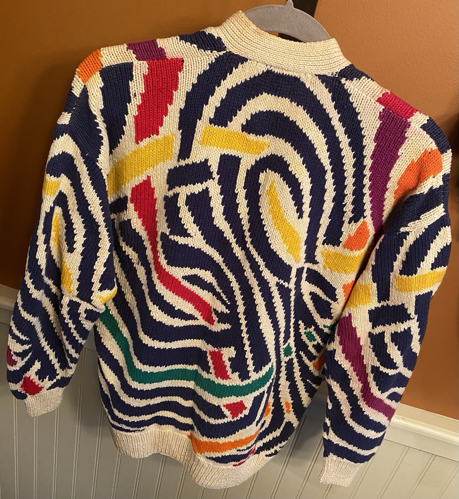 Vintage Perry Ellis Portfolio Women’s Cardigan Sweater L (?) 80s-90s