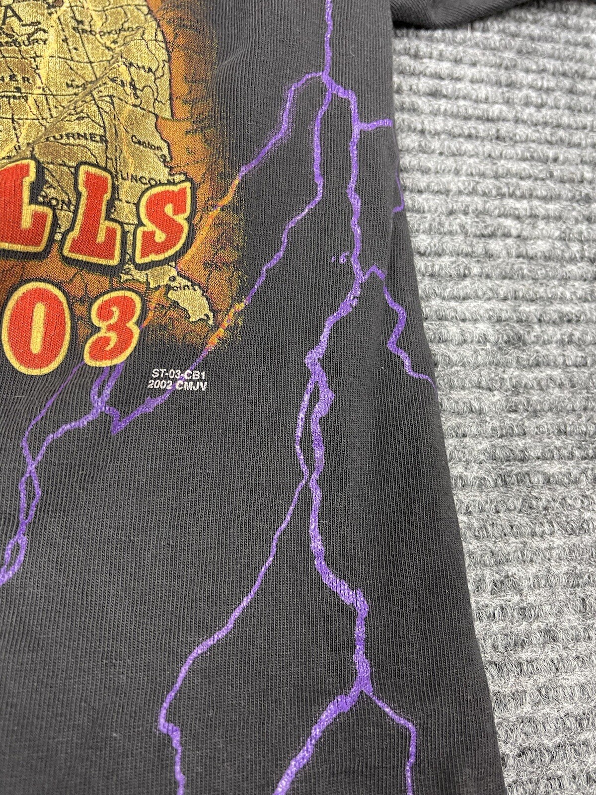 Vintage Sturgis Motorcycle Shirt Women’s Extra Large cut fringed eagle 2003