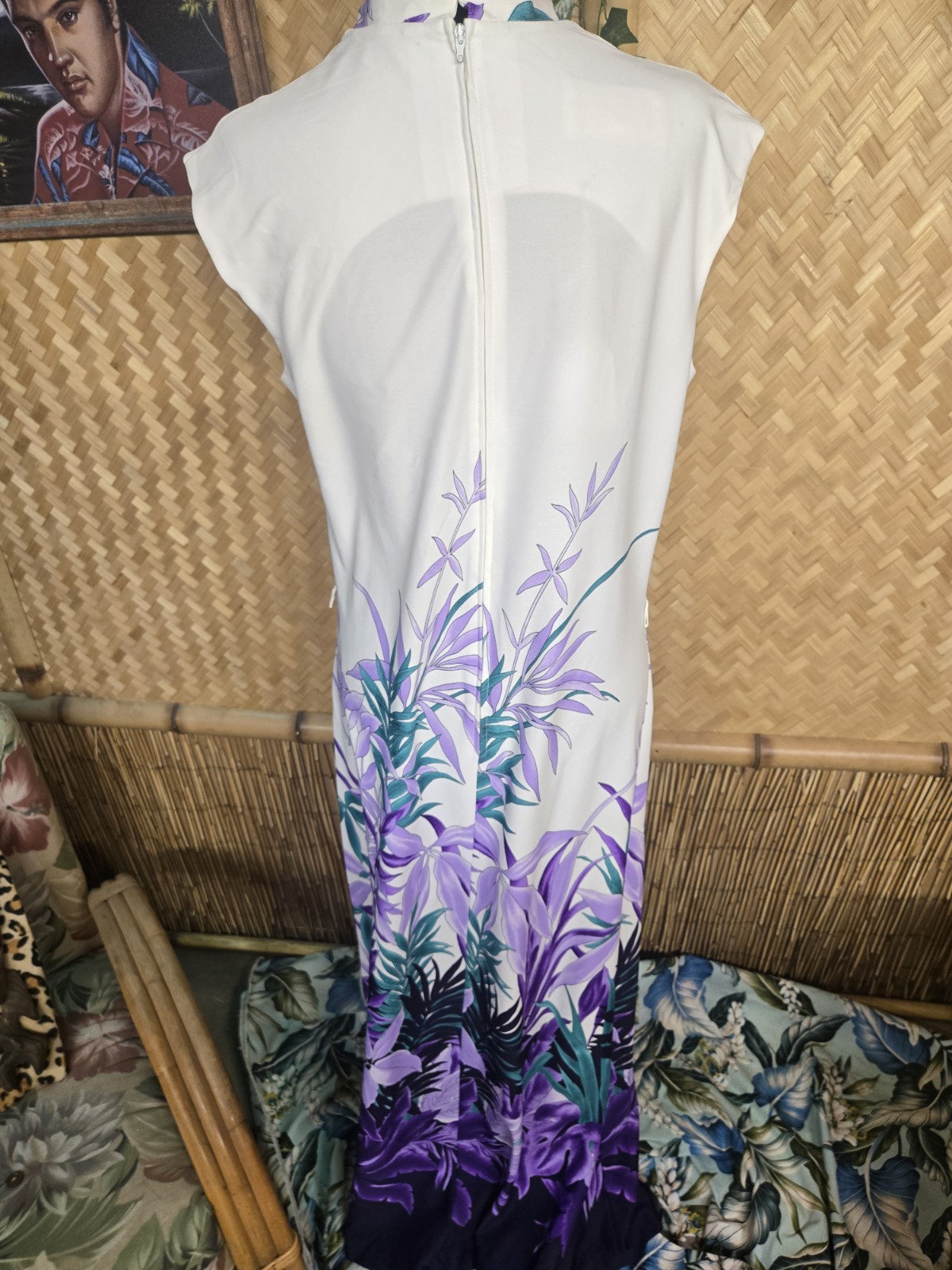Vintage Waltah Clarke’s Hawaiian Aloha Dress w1016
