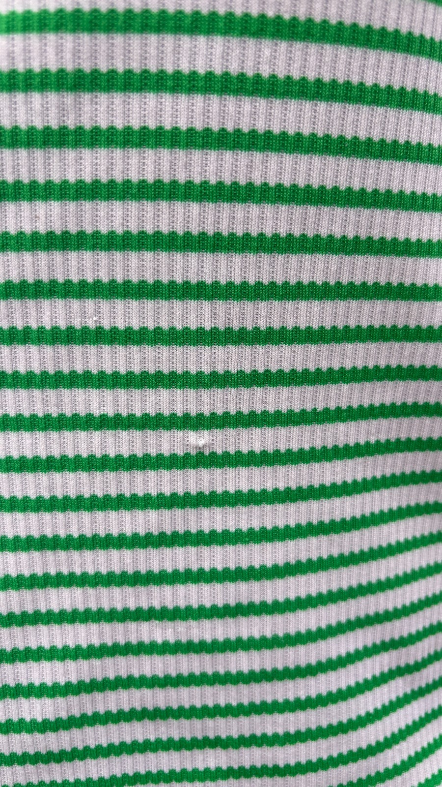 vtg 60s 70s Mod Preppy Retro Green White Striped V-Neck Sweater Vest Tank Top