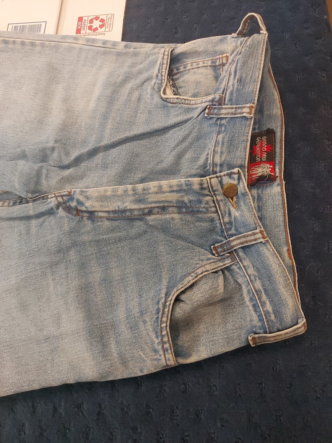 VTG Brand New Generation Denim Bell Bottom Leg Jeans Womens