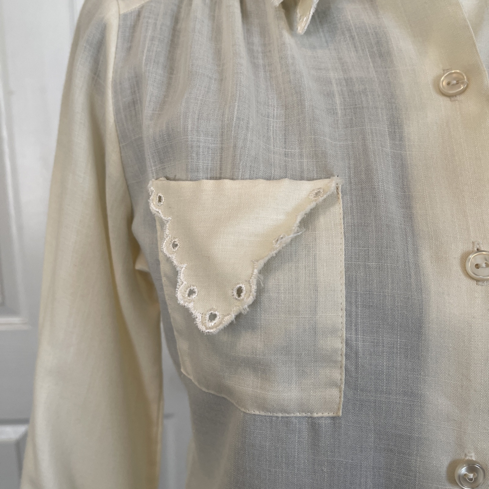 Vintage Langtry Ltd. Button Up Blouse