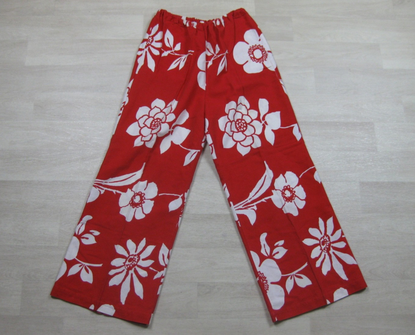 Vintage 70s Sears At Home Wear 2 Piece Set (M/L) Hawaiian Floral Pants Tunic