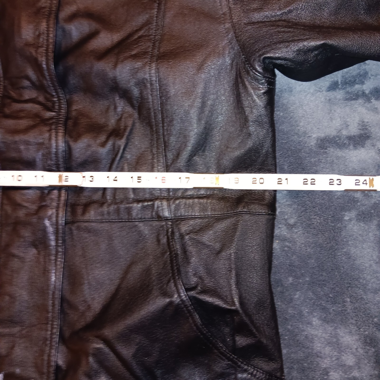 Vintage G-III Women Leather Jacket Zip Up And Button Size S/ch Pockets Black