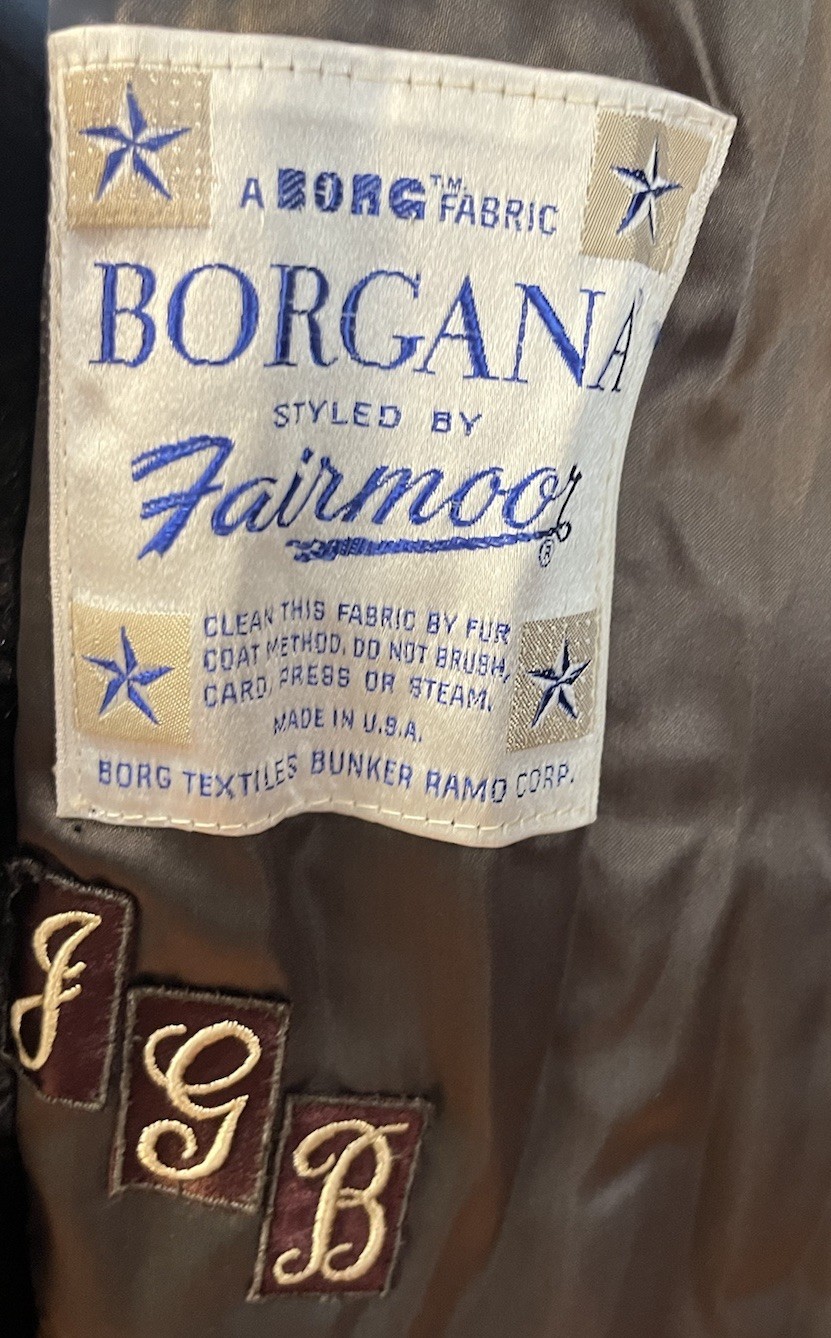 Borgana by Fairmoor, Brown Hooded Faux Mink Fur Women’s Coat