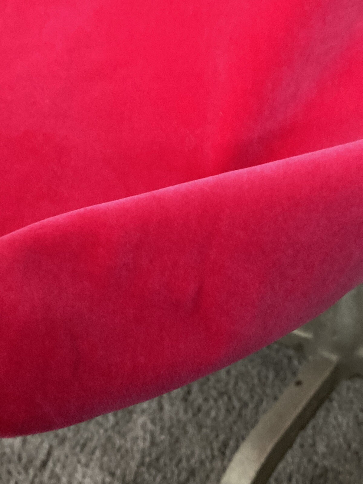 Vintage Timely Fashions More Chicago Pink Velvet Sabrina Neck Dress For Costume