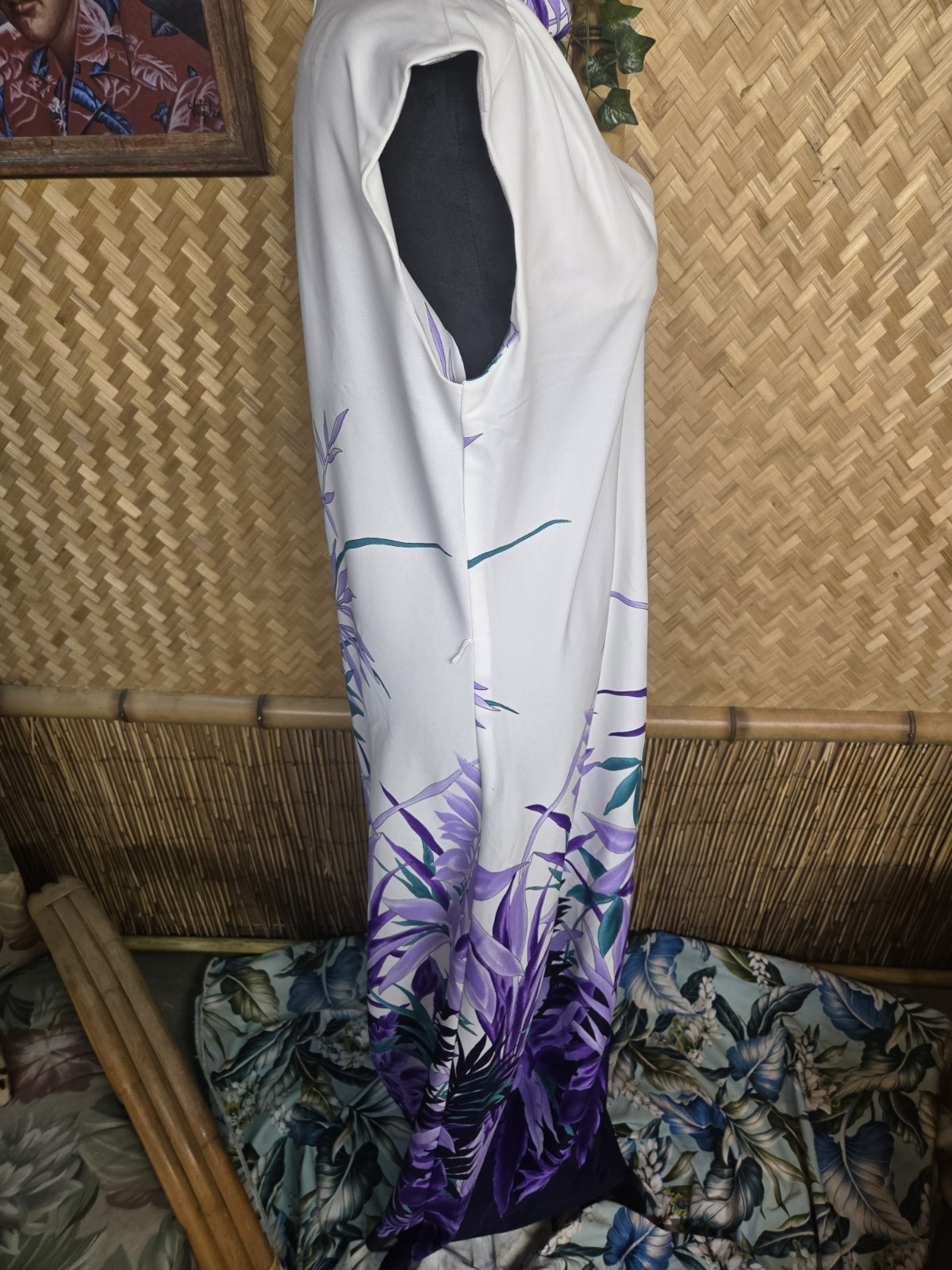 Vintage Waltah Clarke’s Hawaiian Aloha Dress w1016