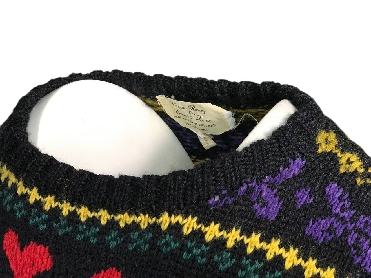 Edina Ronay for Edina Lena sweater wool LIMITED EDITION / RARE